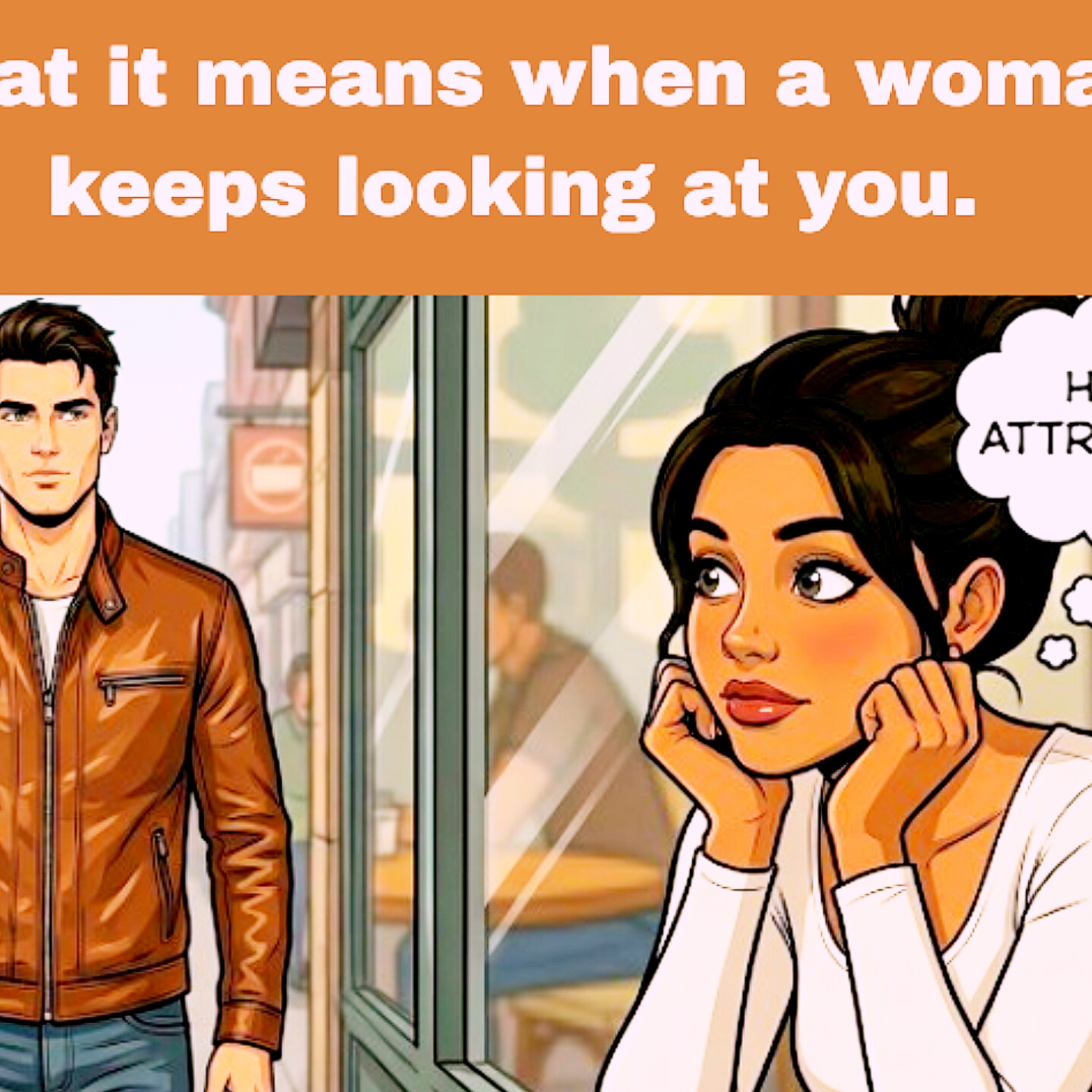 What It Means When a Woman Keeps Looking at You | Stoicism. Relationships Cycle.  episode artwork