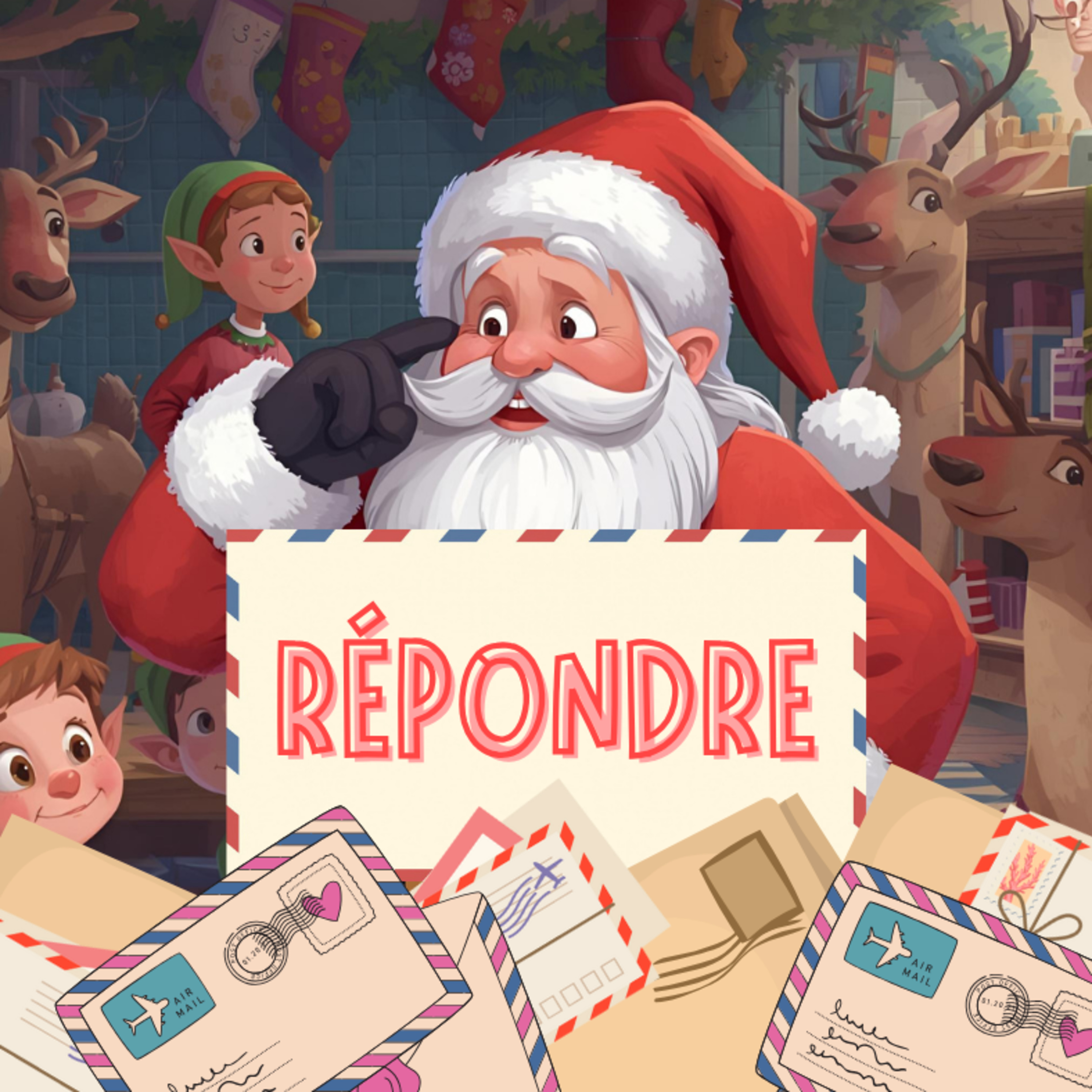 Une montagne de lettres 🎄 | Histoire audio de Noël pour enfant | Jour 12 episode artwork