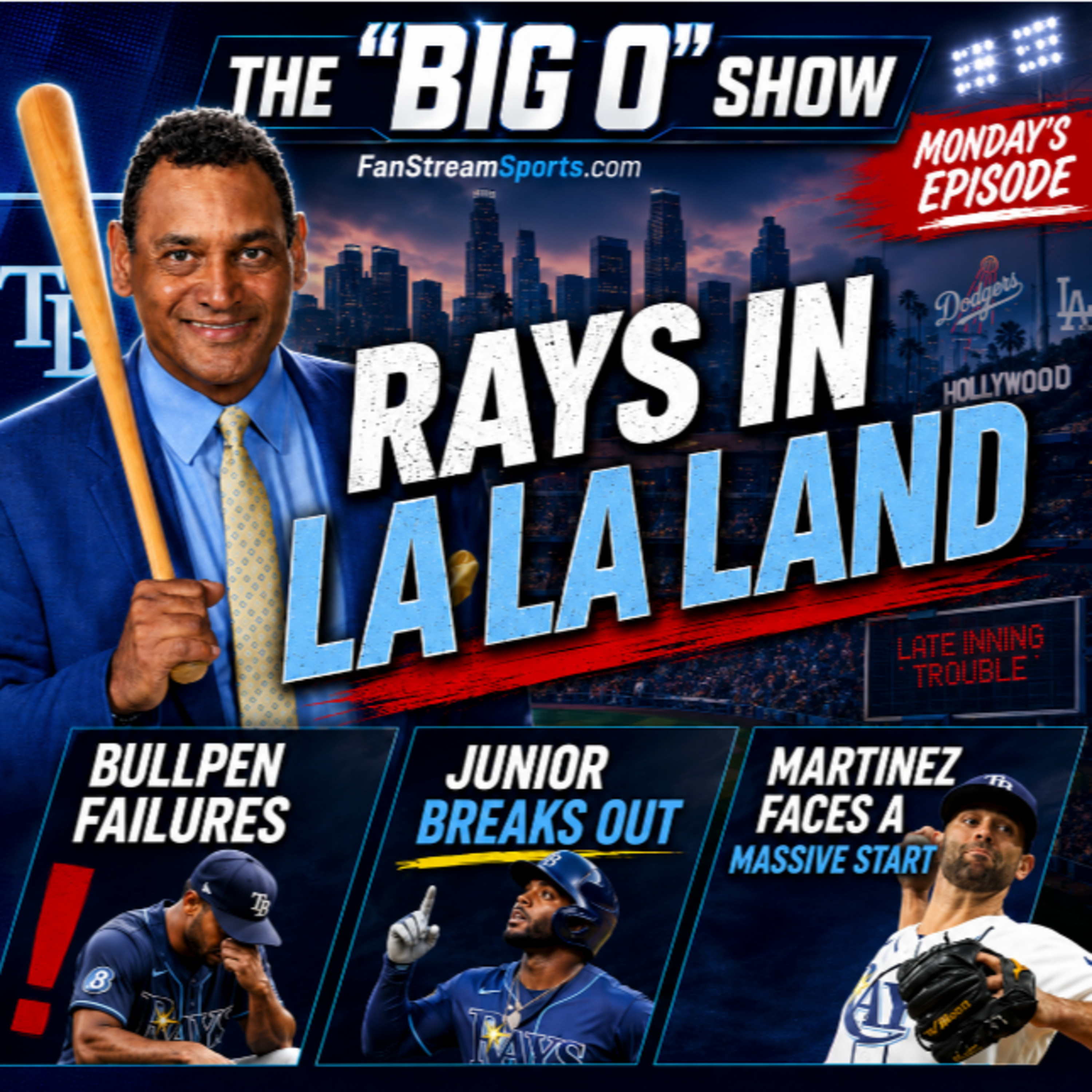 Rays Bullpen Failures, Junior Breaks Out & Martinez Faces Massive Start | Big O Show episode artwork