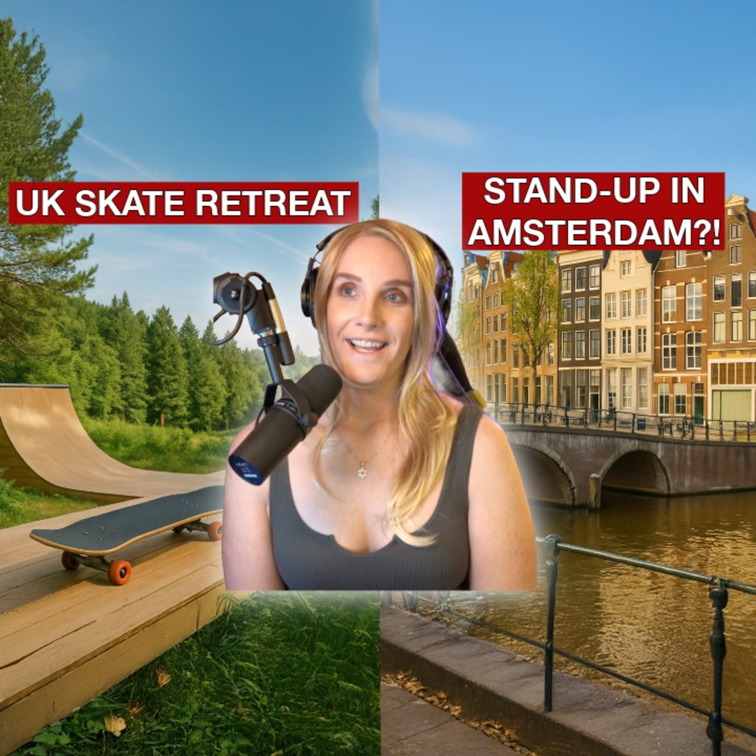 Skateboarding in the UK, Comedy in Amsterdam, Trans Ideology Inspired Violent Extremism (TIVE) episode artwork