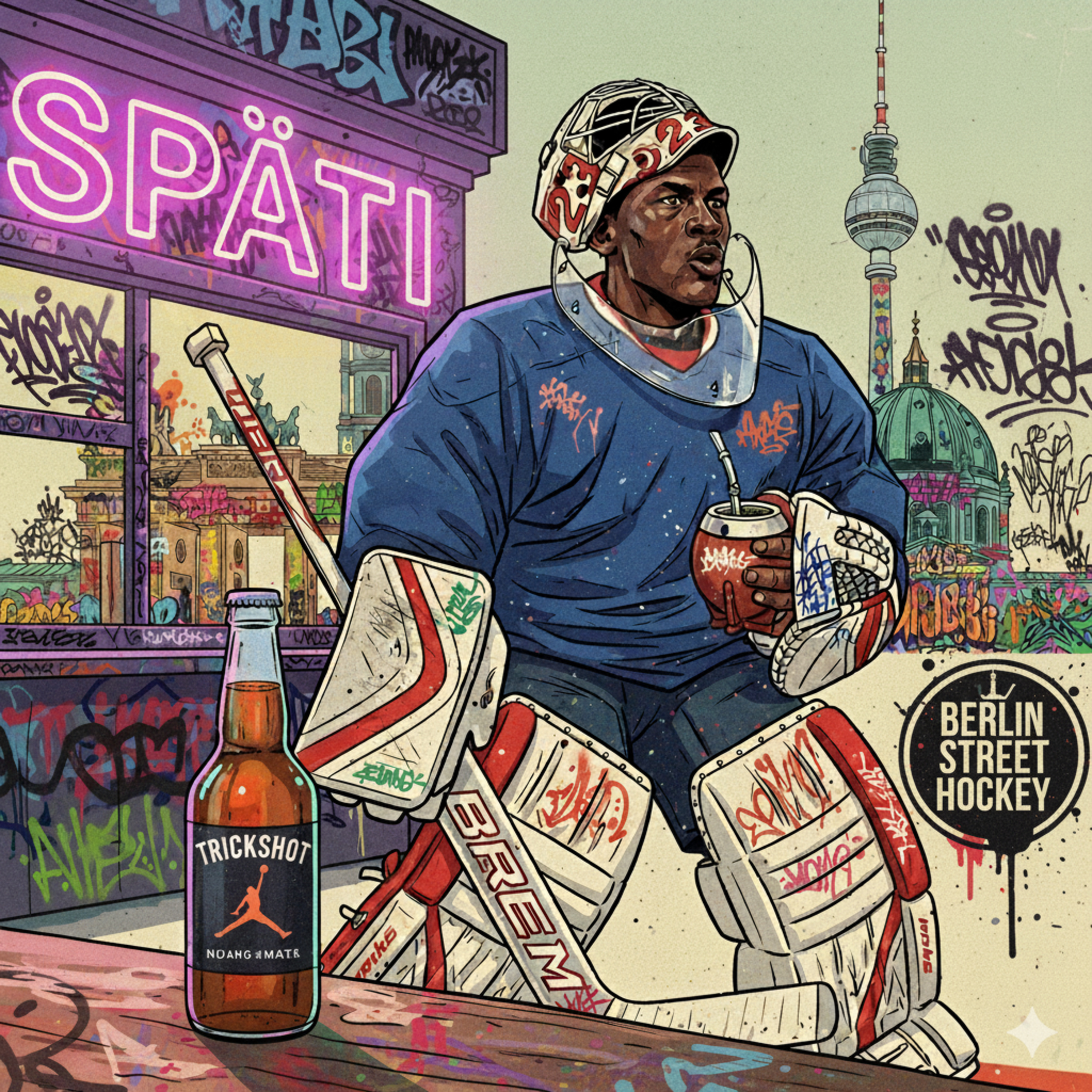 Net Jordan - Berlin Goalie, Mate Mogul