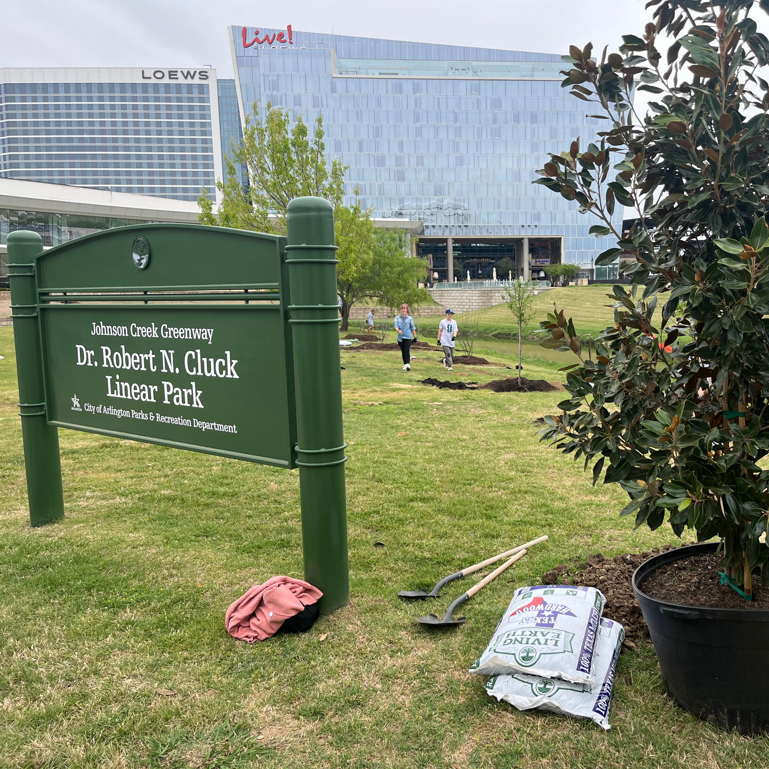 Ahead of the Rangers' home opener, Arlington is planting trees near the ballpark; the independent team in Cleburne is celebrating its history episode artwork