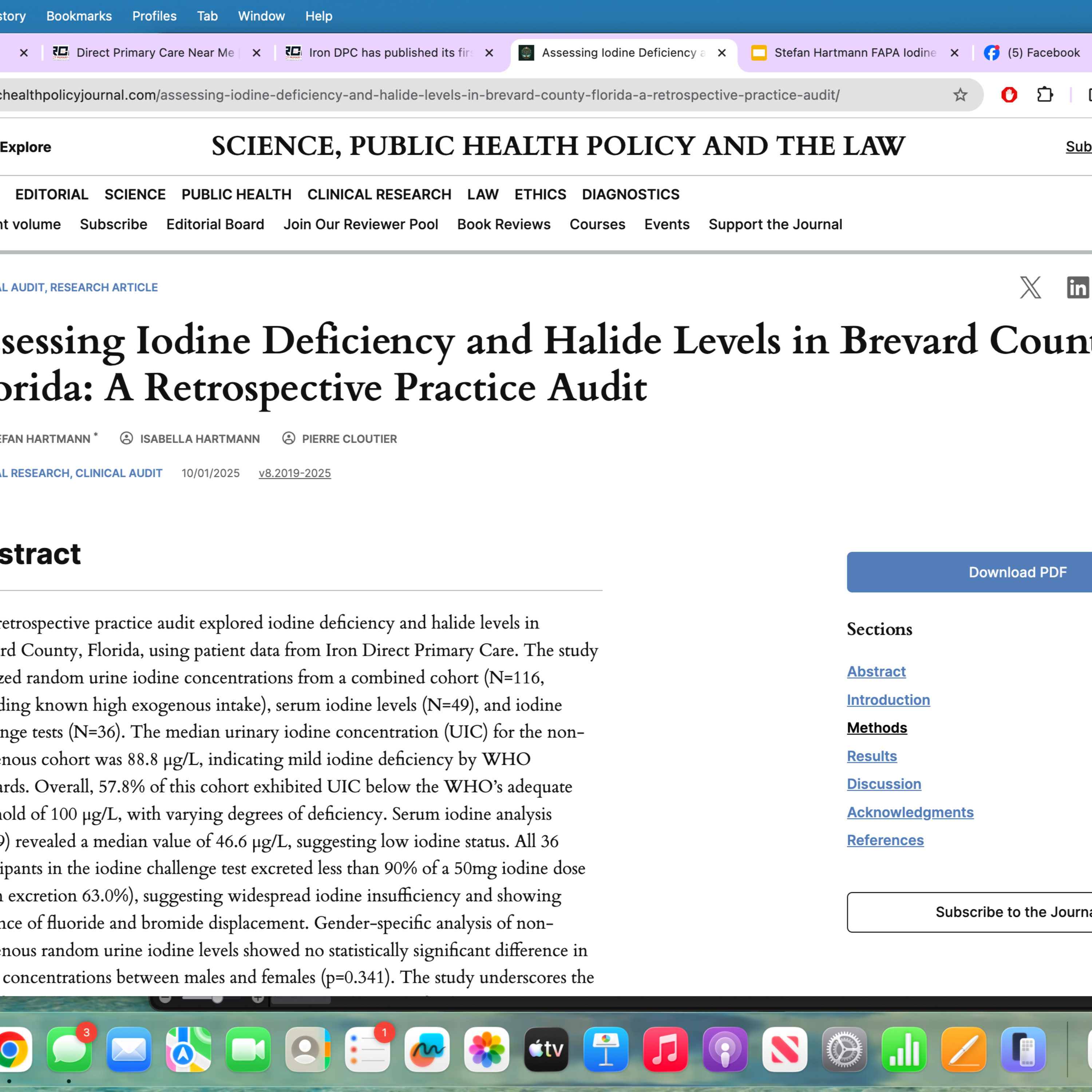 Iodine- The Best Kept Secret of Medicine? Brevard County is 58% iodine deficient! episode artwork