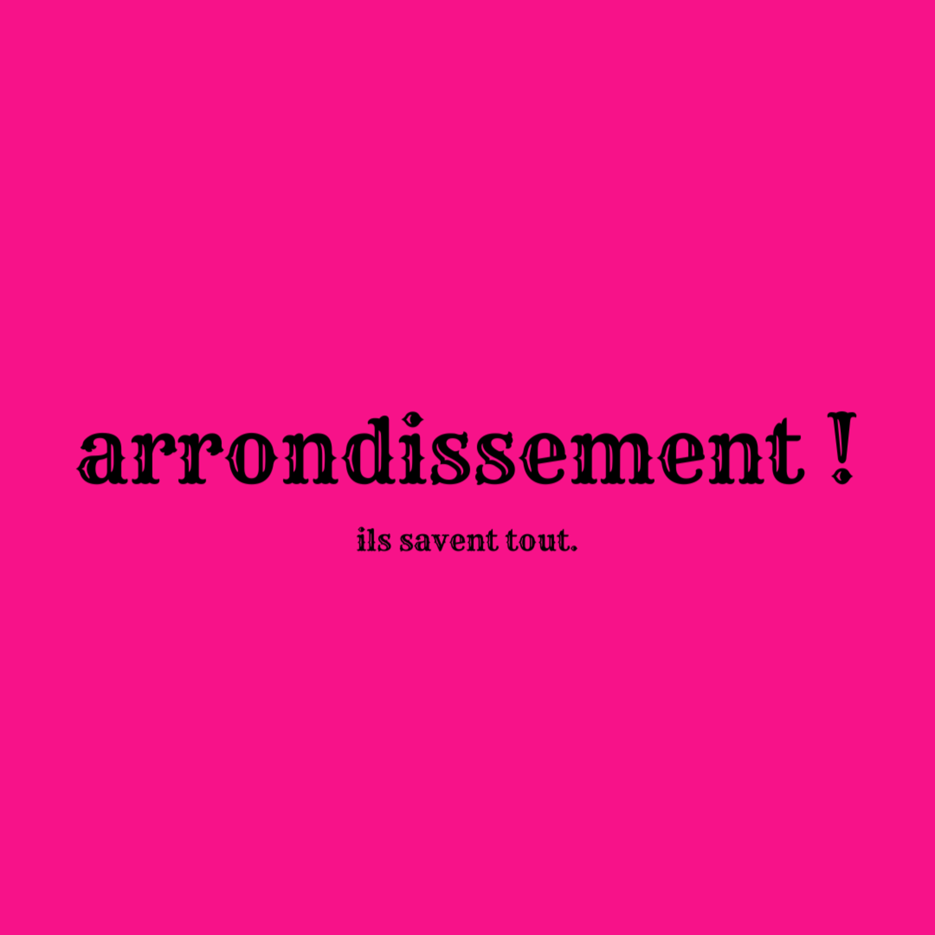 arrondissement ! episode artwork
