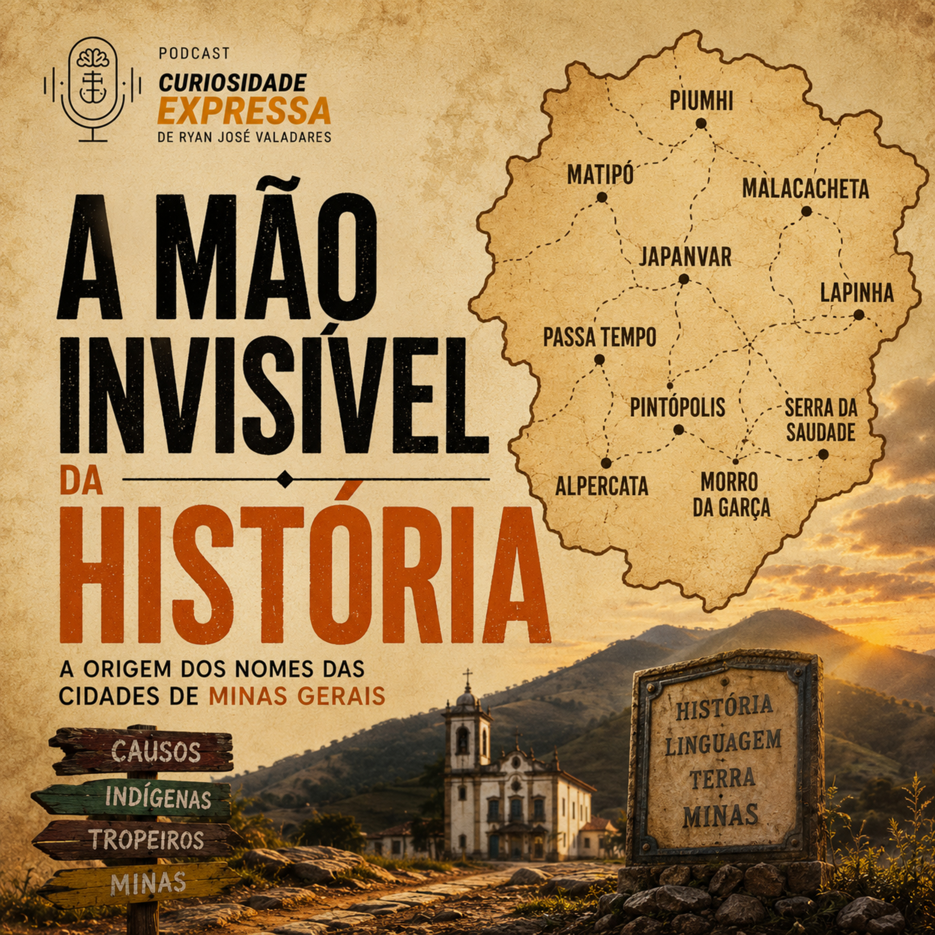 A Mão Invisível da História: A Fascinante (e Bizarra) Origem dos Nomes das Cidades de Minas Gerais episode artwork