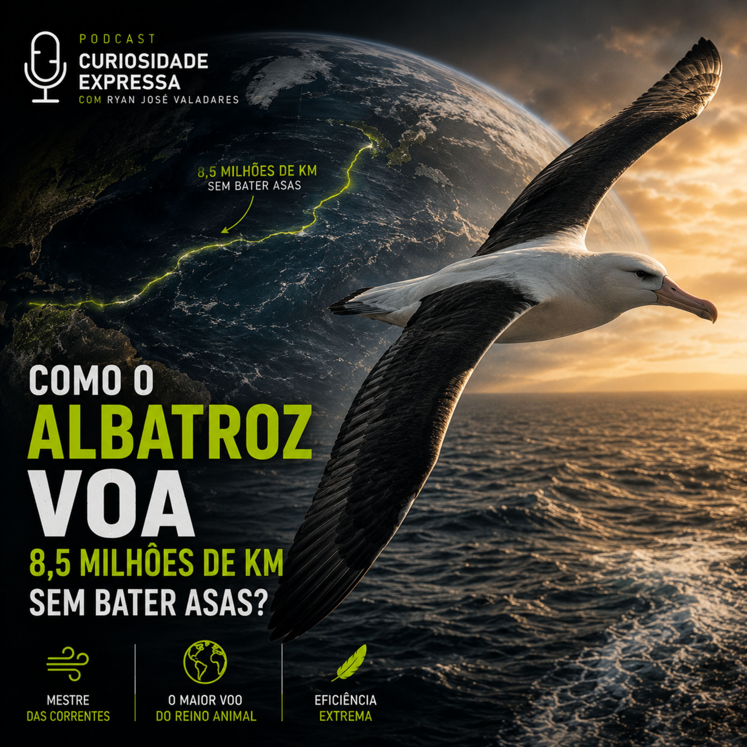 Como o Albatroz Voa 8,5 Milhões de Km Sem Bater Asas? episode artwork