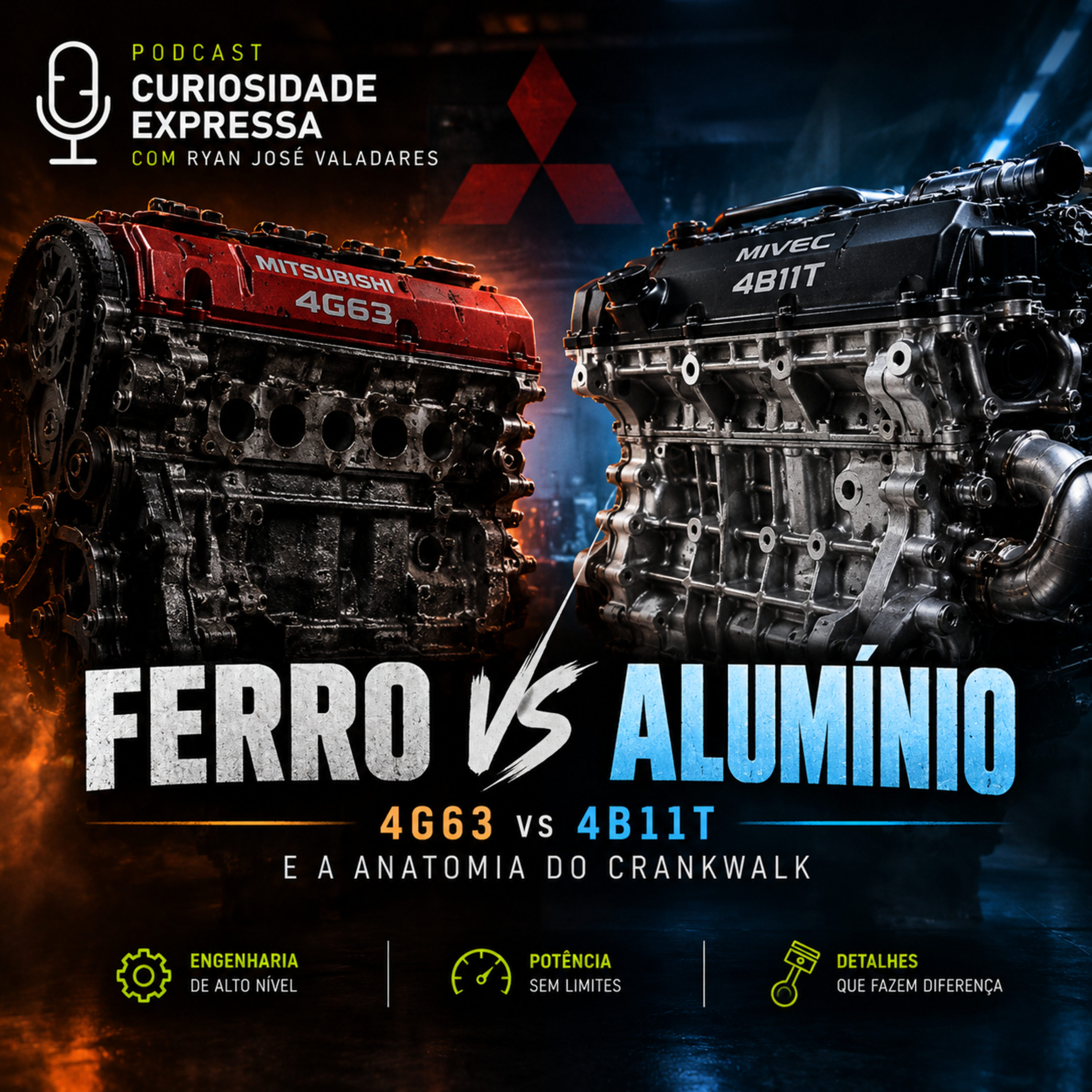 Ferro vs Alumínio: O Duelo 4G63 vs 4B11T e a Anatomia do Crankwalk episode artwork