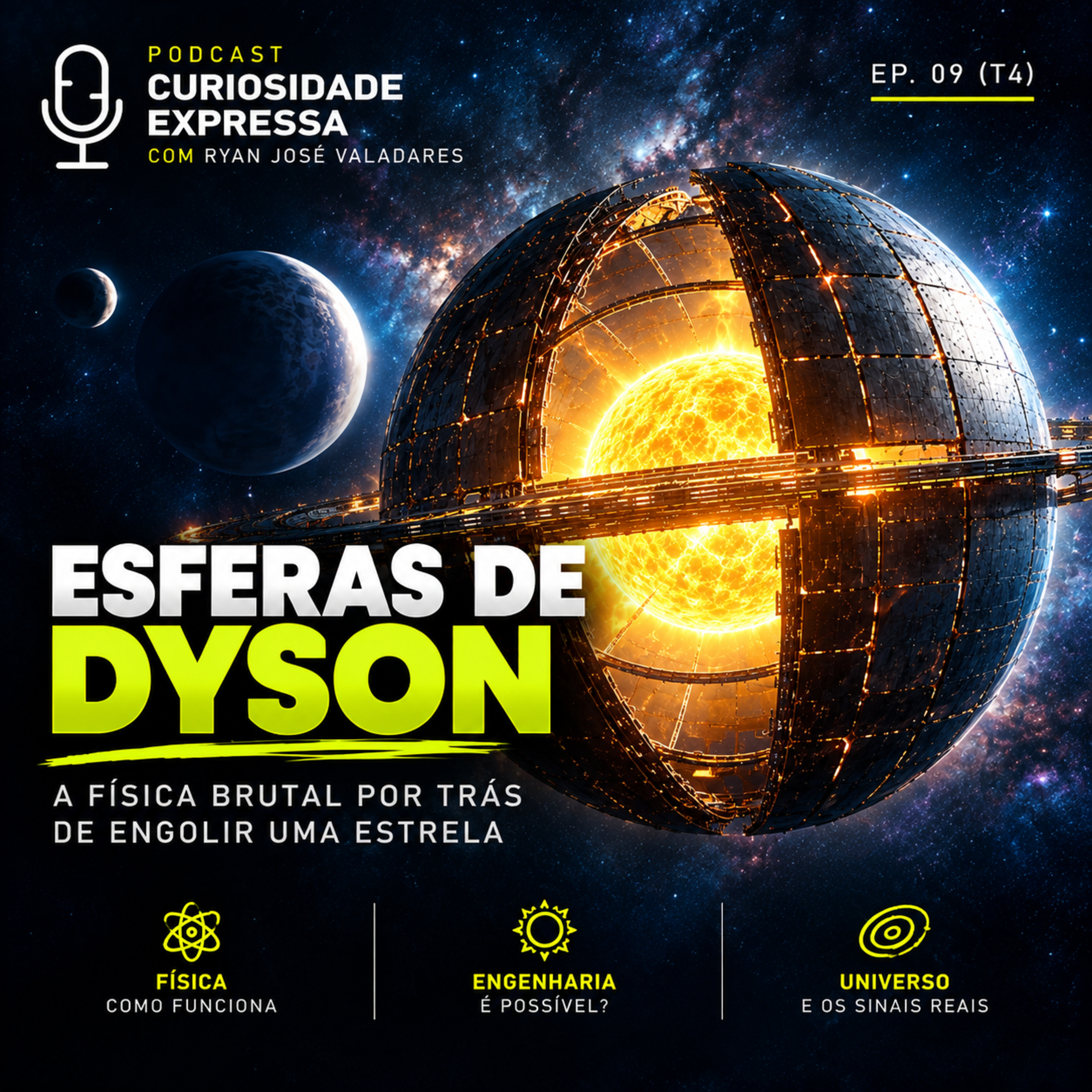 Esferas de Dyson: A Física Brutal por Trás de Engolir uma Estrela episode artwork