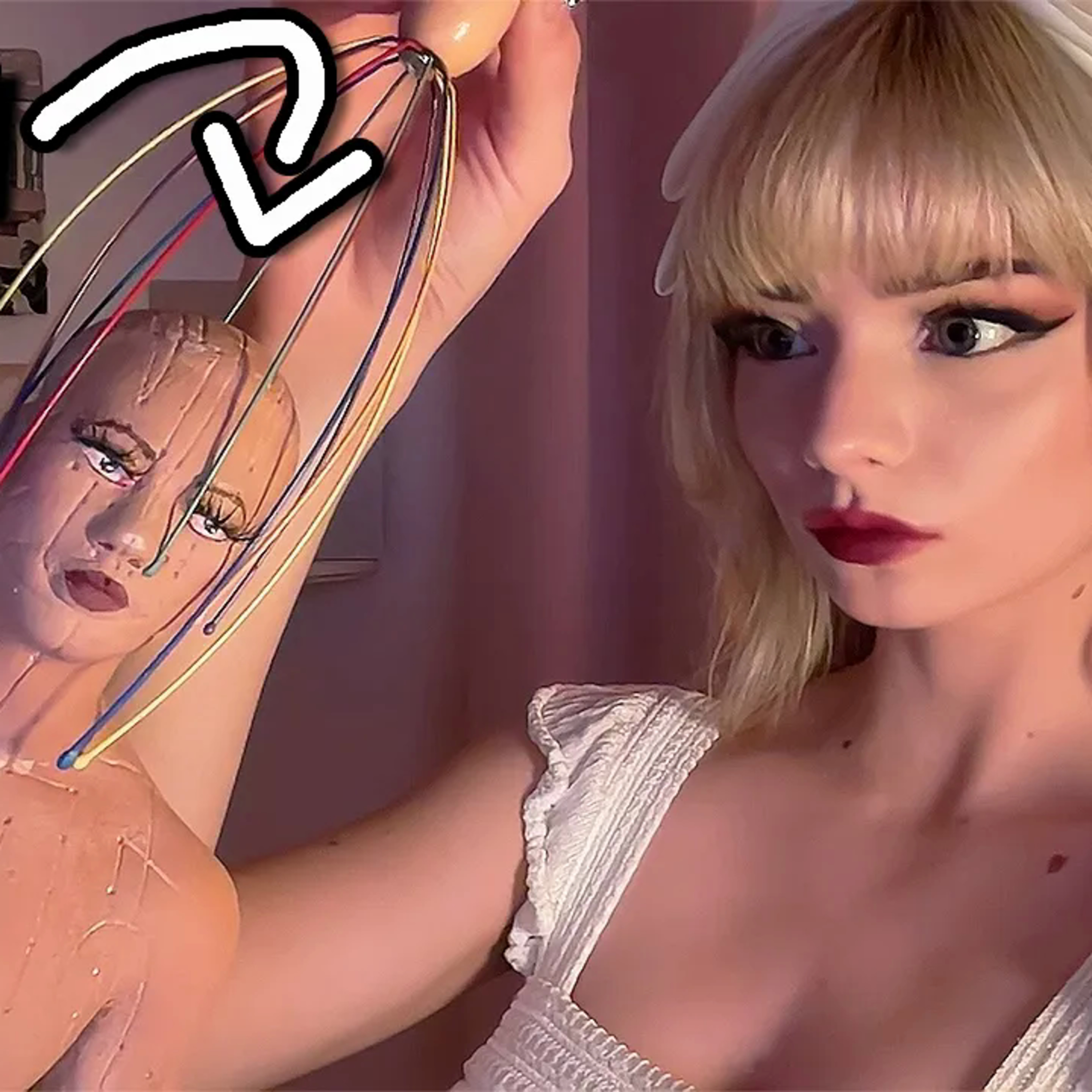 ASMR on you (acupuncture doll)