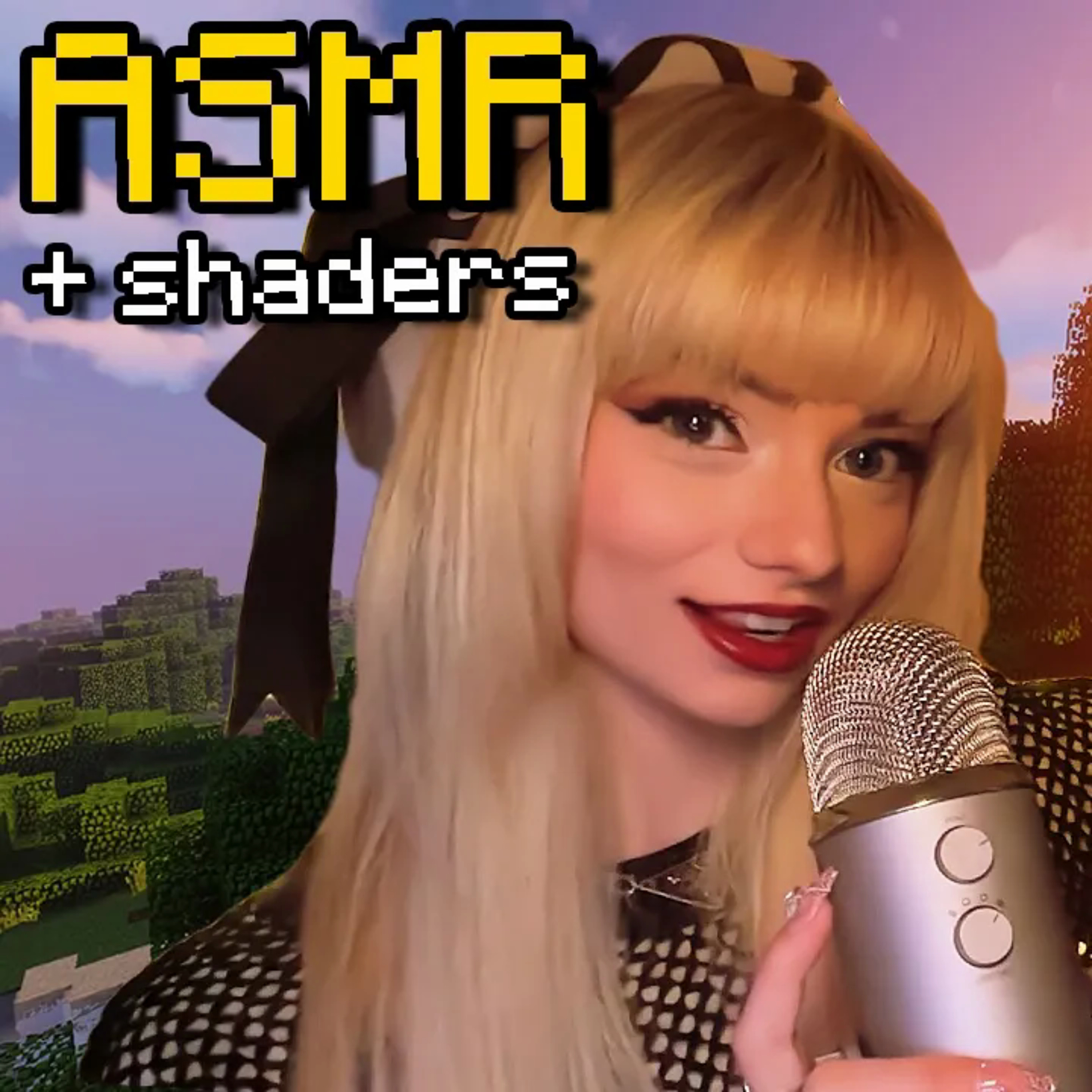 trying to do ASMR in modded Minecraft