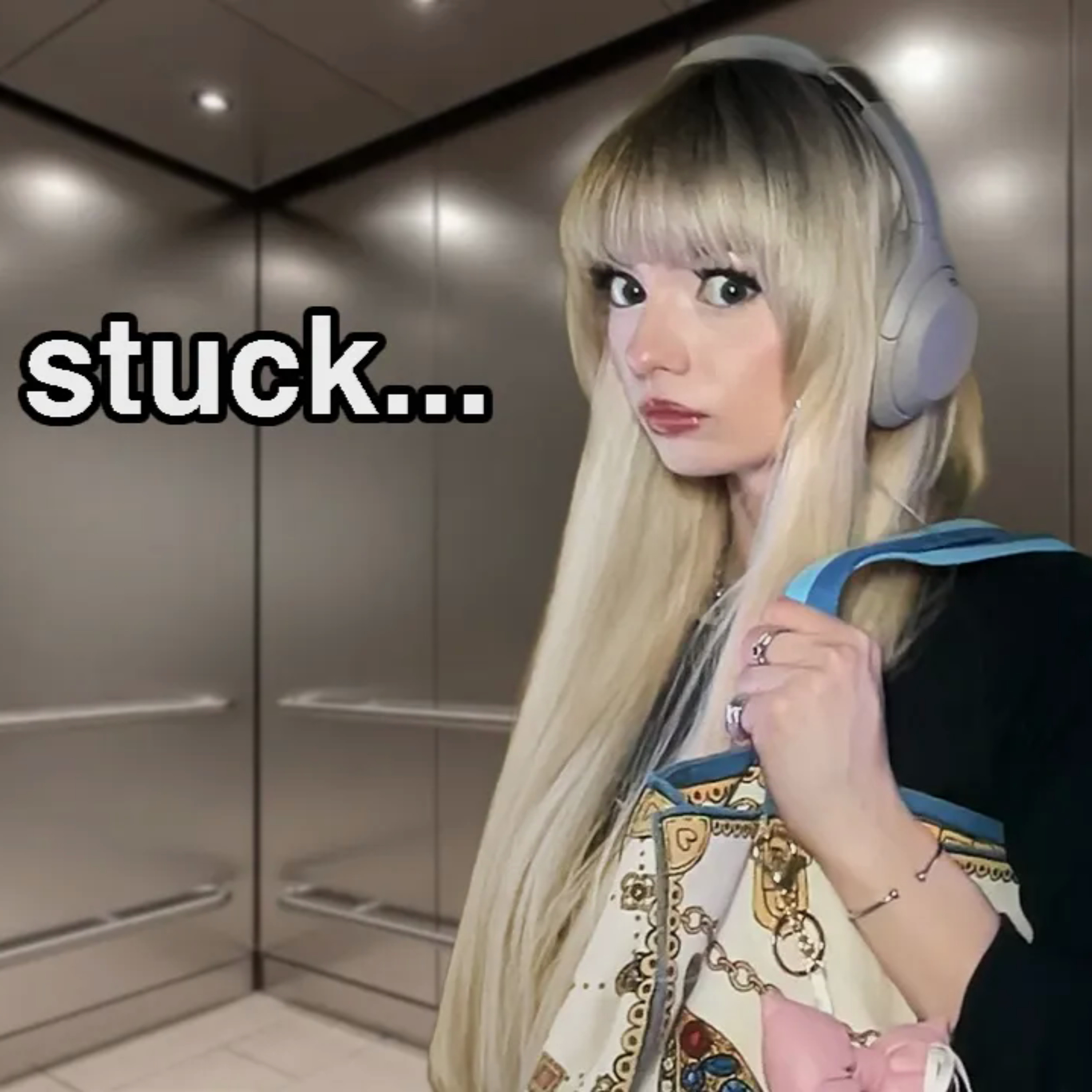 you're stuck in an elevator with me ASMR