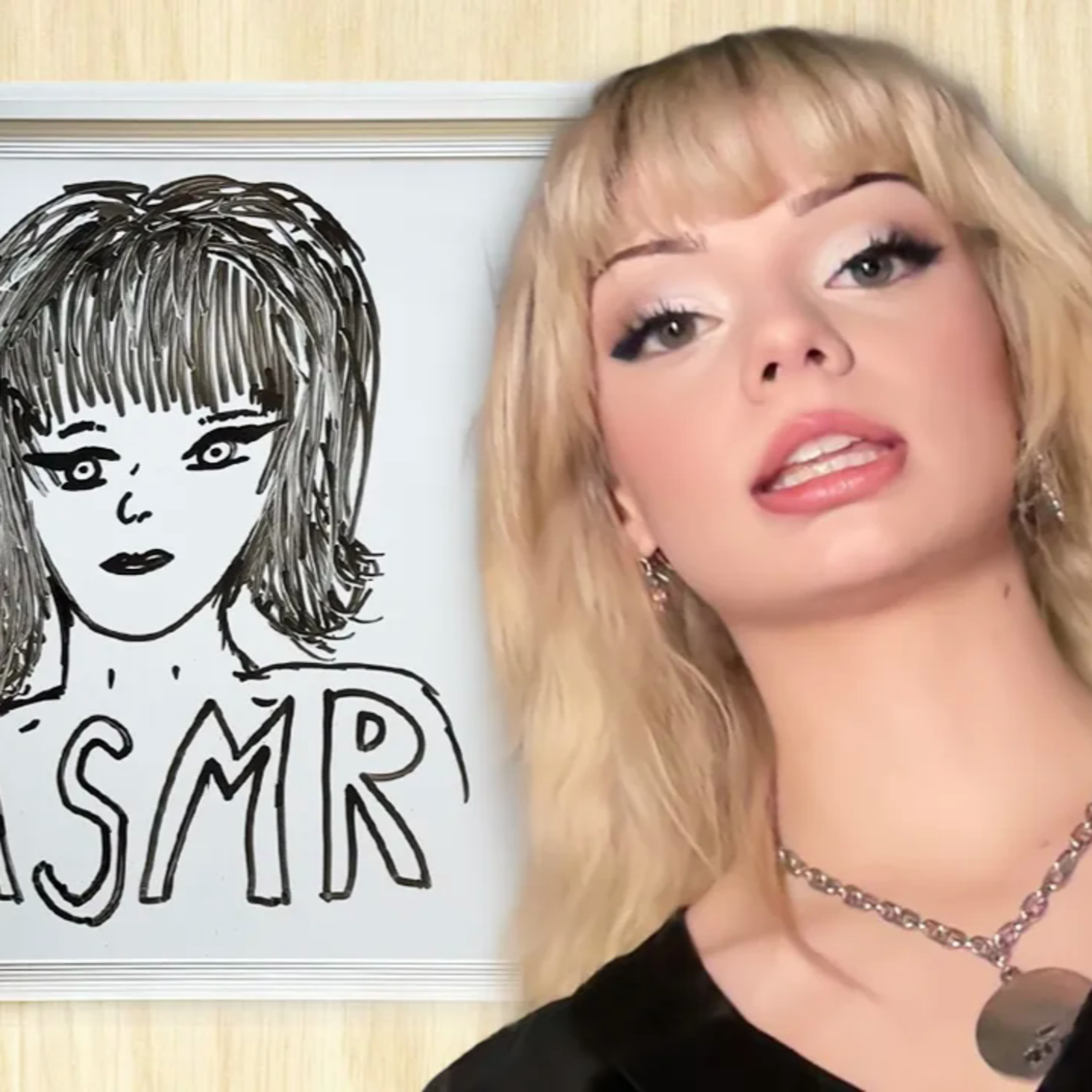 ASMR Draw My Life (Ear to Ear Whispering)