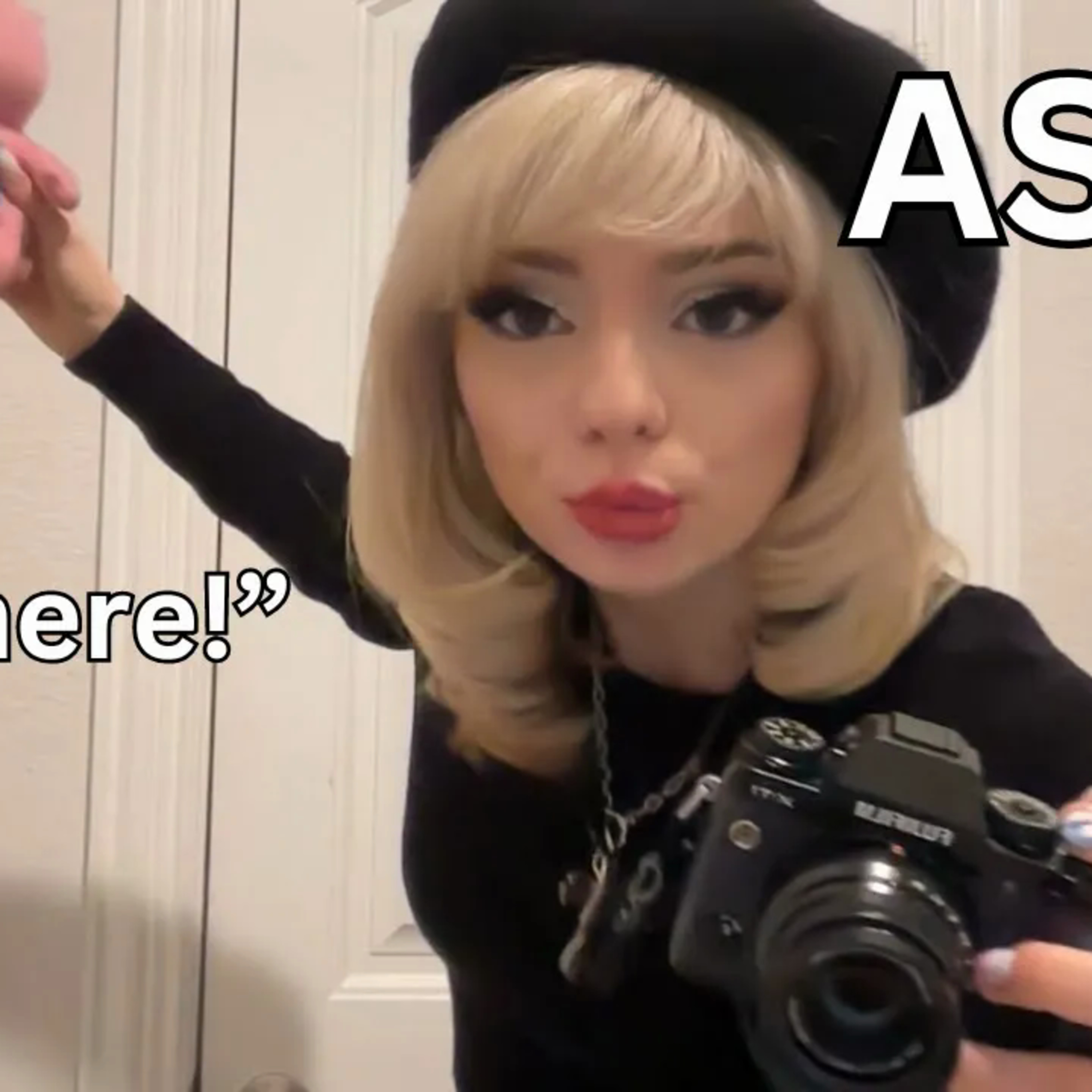 ASMR Rude Photographer Takes Your Picture (shutter sounds, mouth sounds, mean attention)