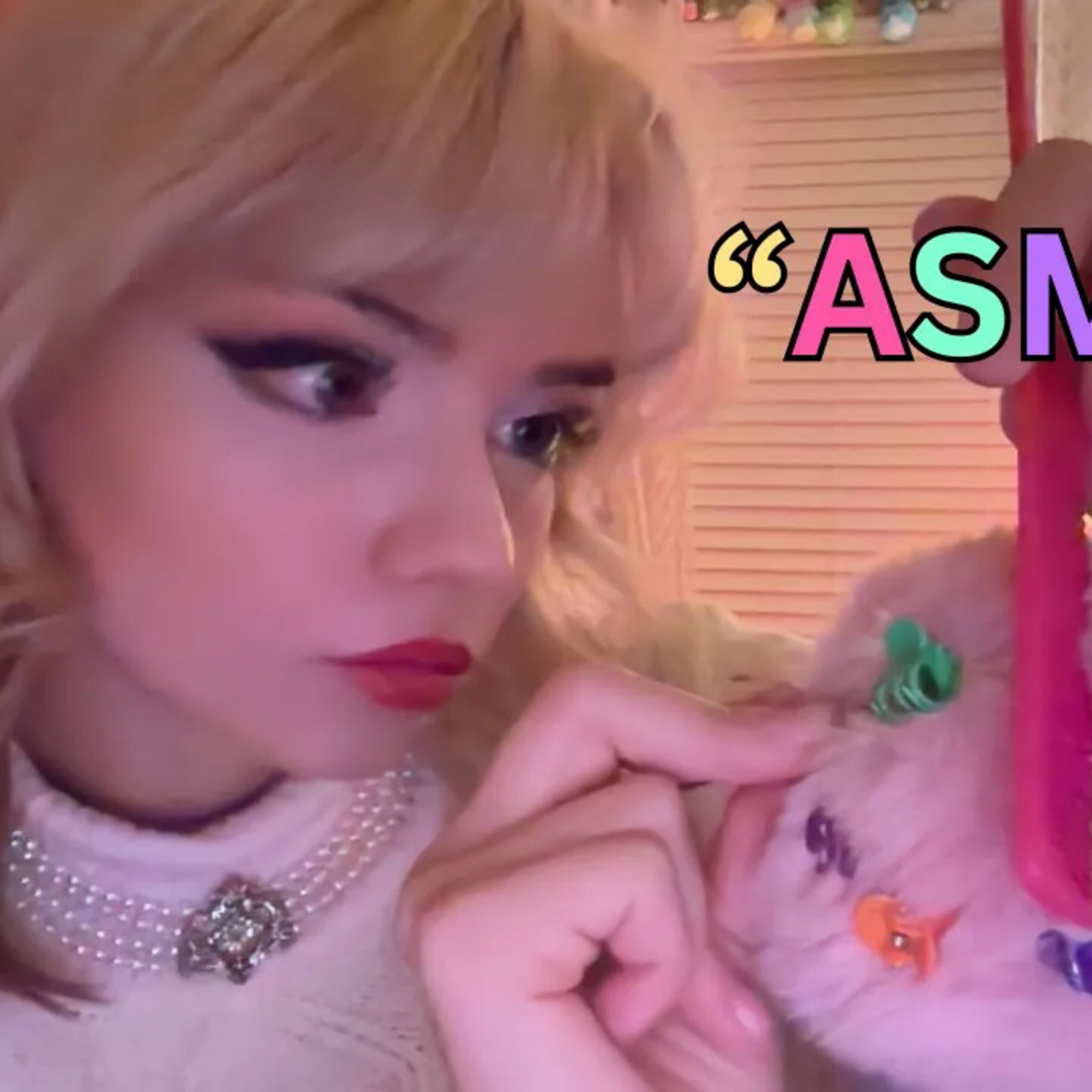 ASMR Plucking Bugs from your Hair (eating plastic, mouth sounds, new mic!)