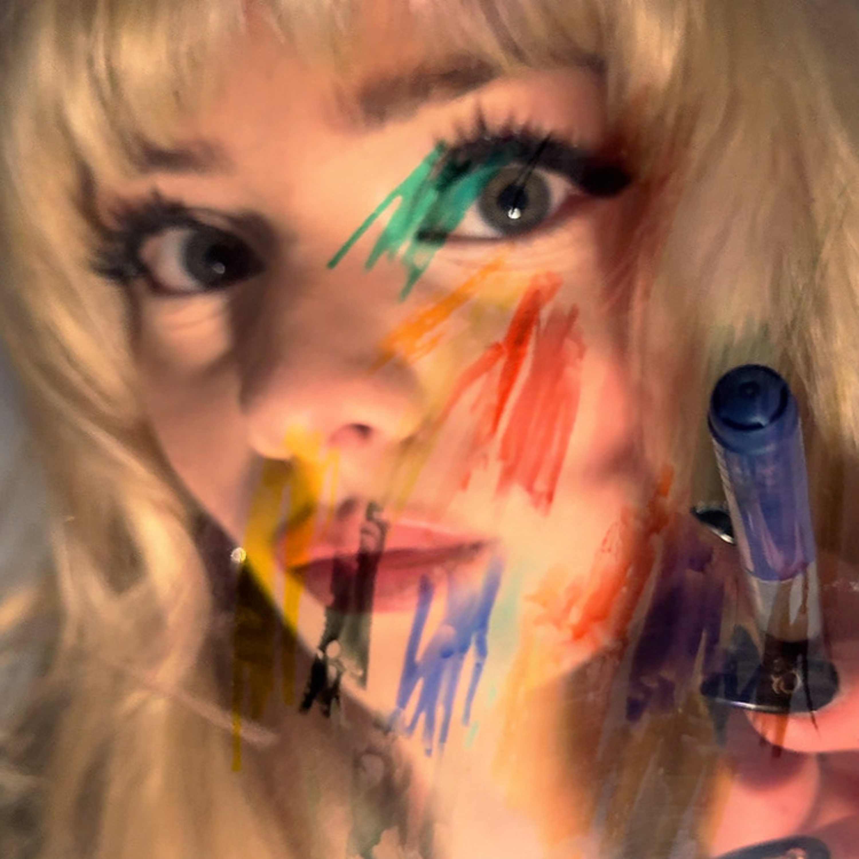 Drawing On Your Face ASMR (visual tingles)