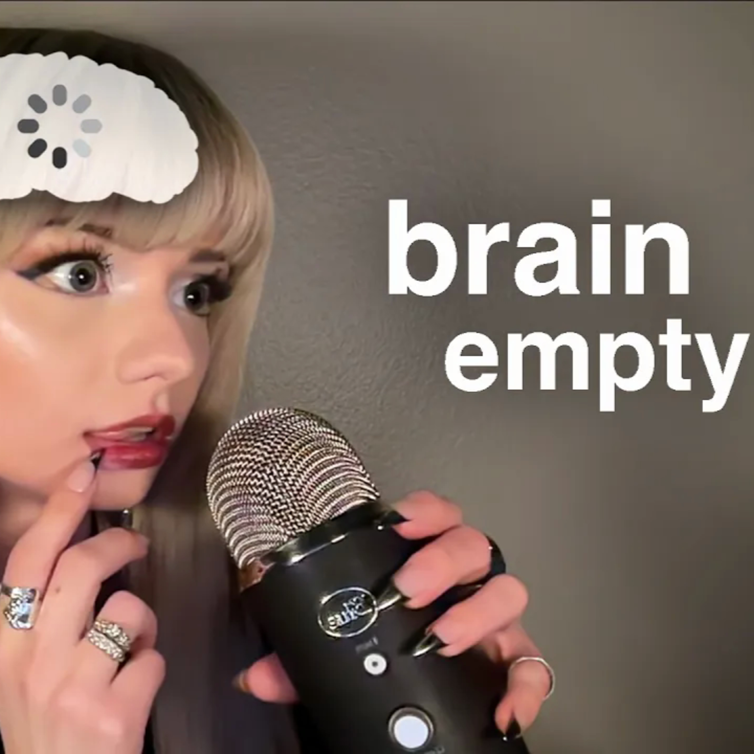 ASMR dissociating while doing mouth sounds