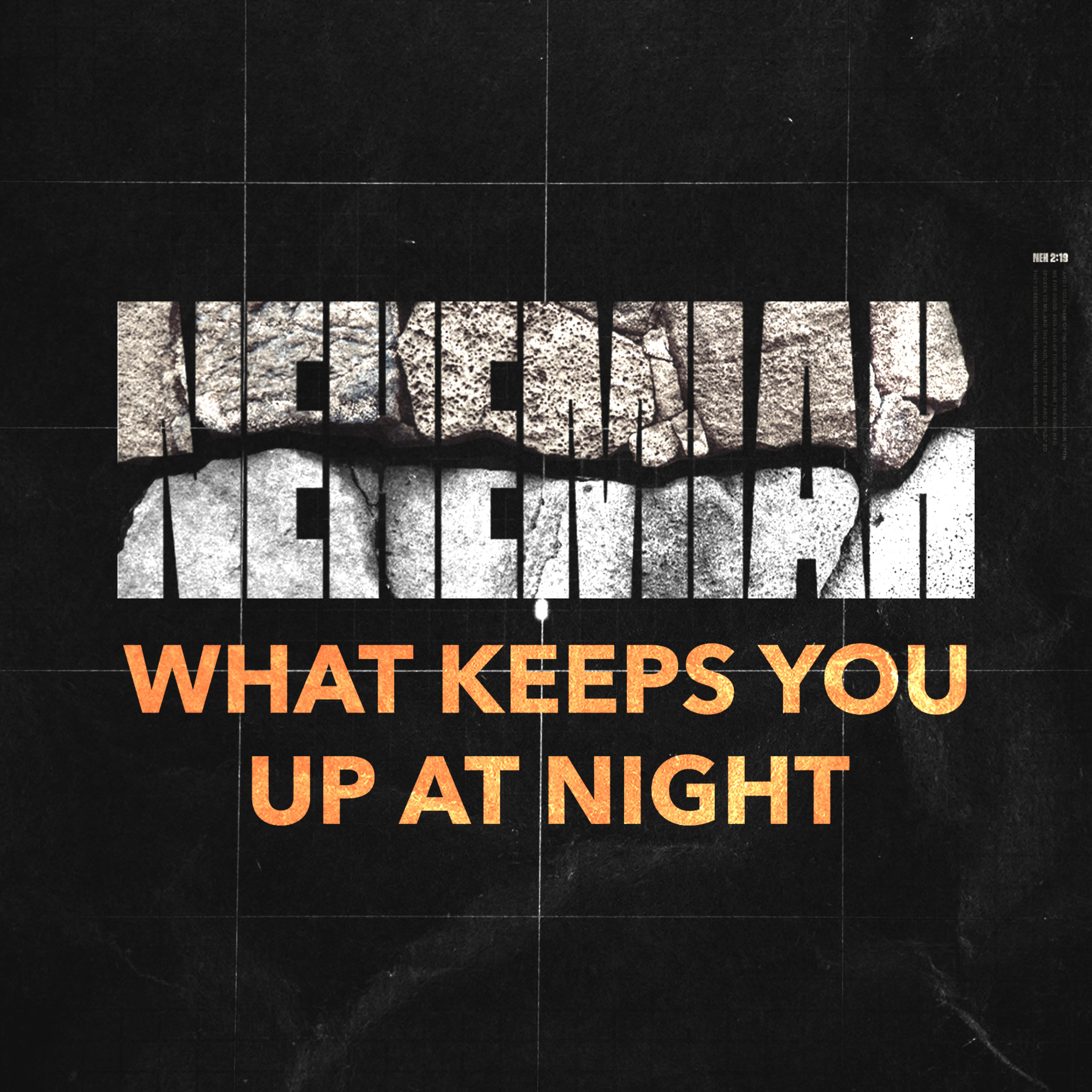 What Keeps You Up At Night | Jonathan Lowrance | Nehemiah #1 | ICA Tokyo episode artwork