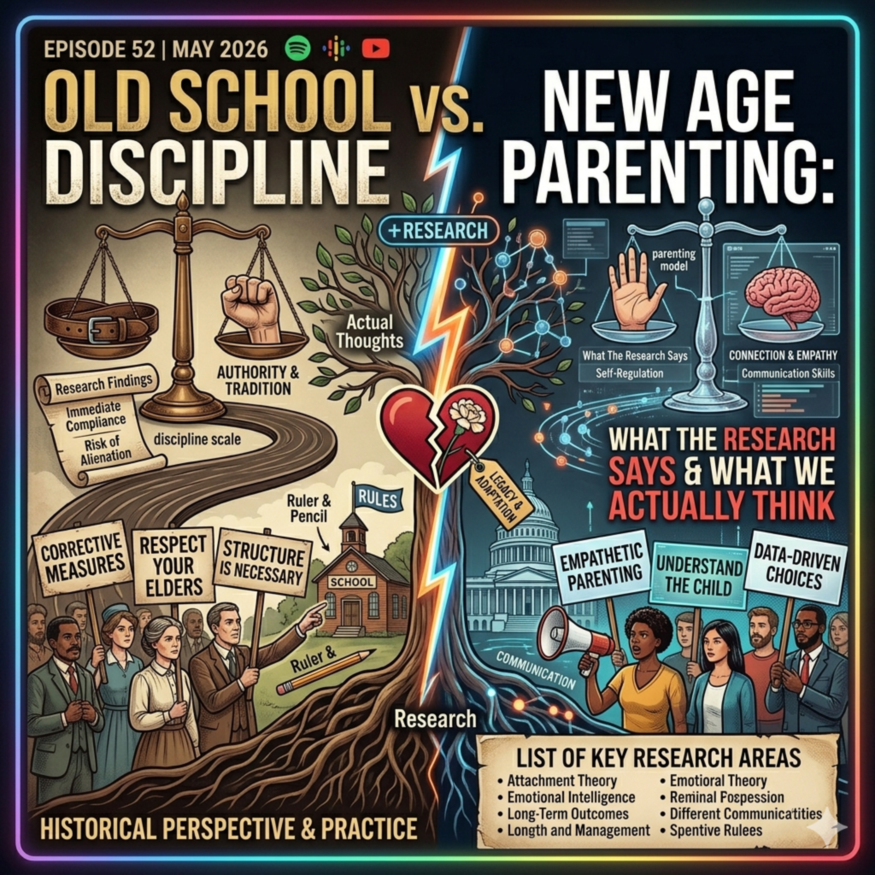 Old School Discipline vs. New Age Parenting: What The Research Says & What We Actually Think Old School Discipline vs. New Age Parenting: What The Research Says & What We Actually Think