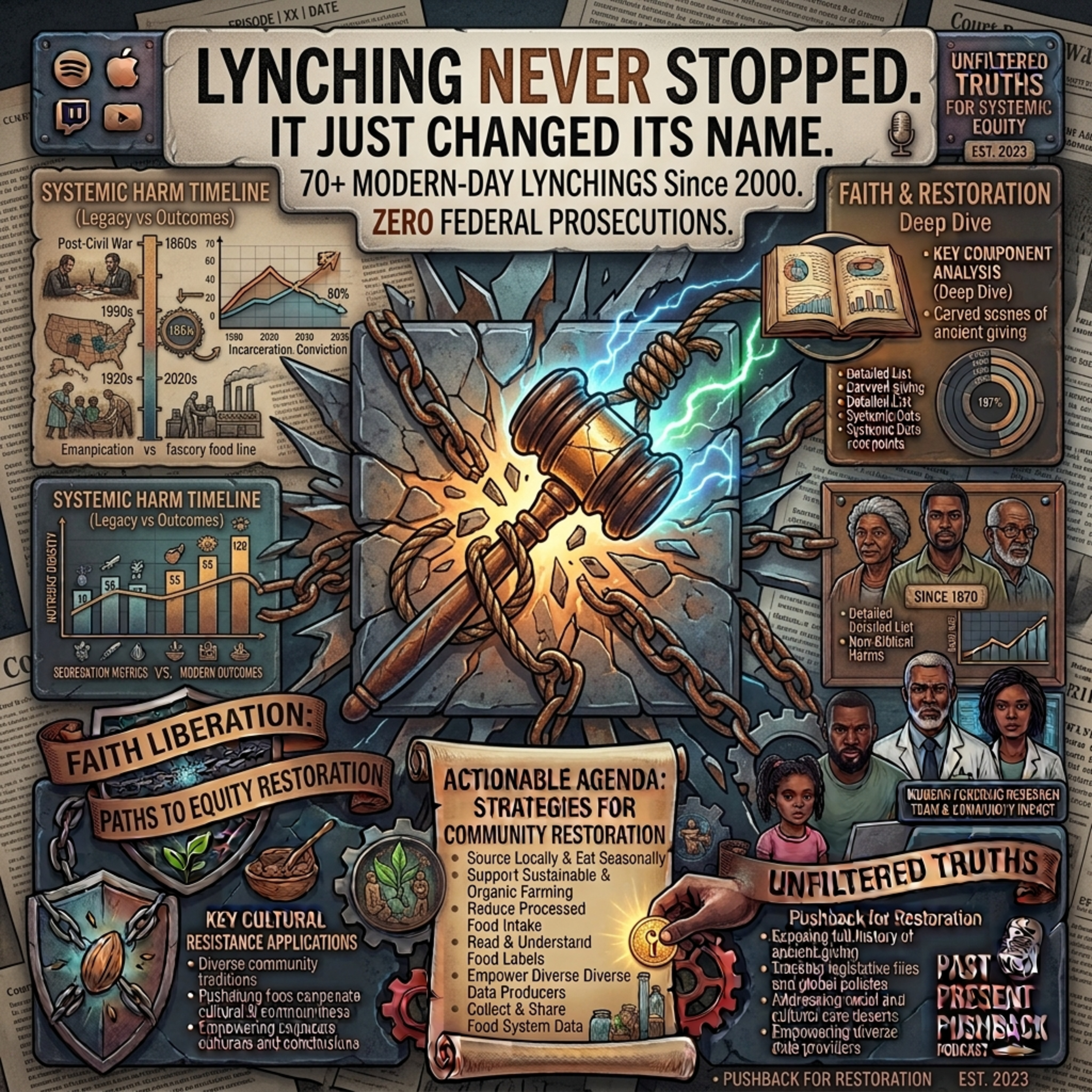 Lynching Never Stopped. It Just Changed Its Name. 70+ Modern-Day Lynchings Since 2000. Zero Federal Prosecutions