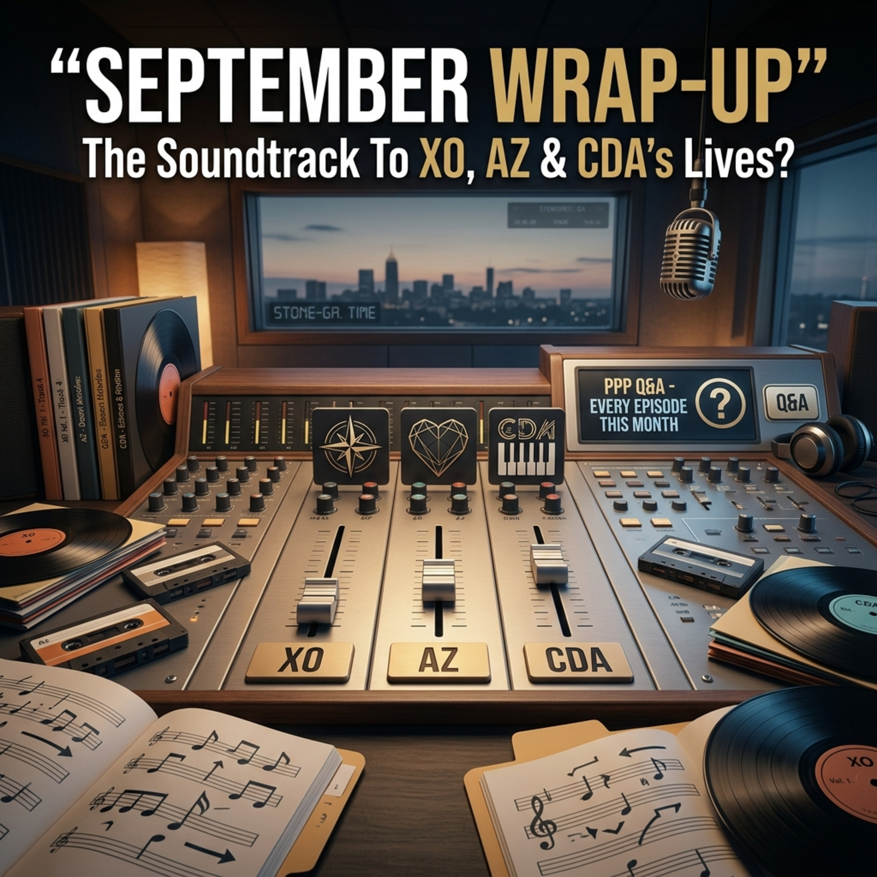 September Wrap-Up: PPP Q&A On Every Episode This Month + What Is The Soundtrack To XO, AZ & CDA's Lives?