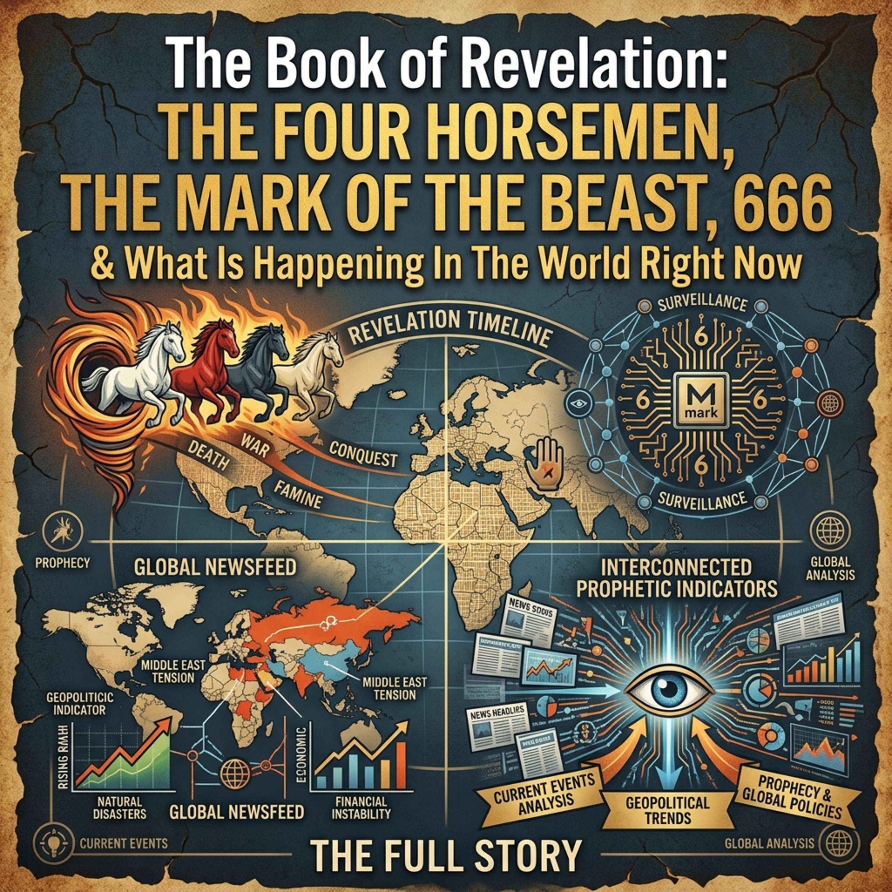 The Book of Revelation: The Four Horsemen, The Mark of The Beast, 666 & What Is Happening In The World Right Now