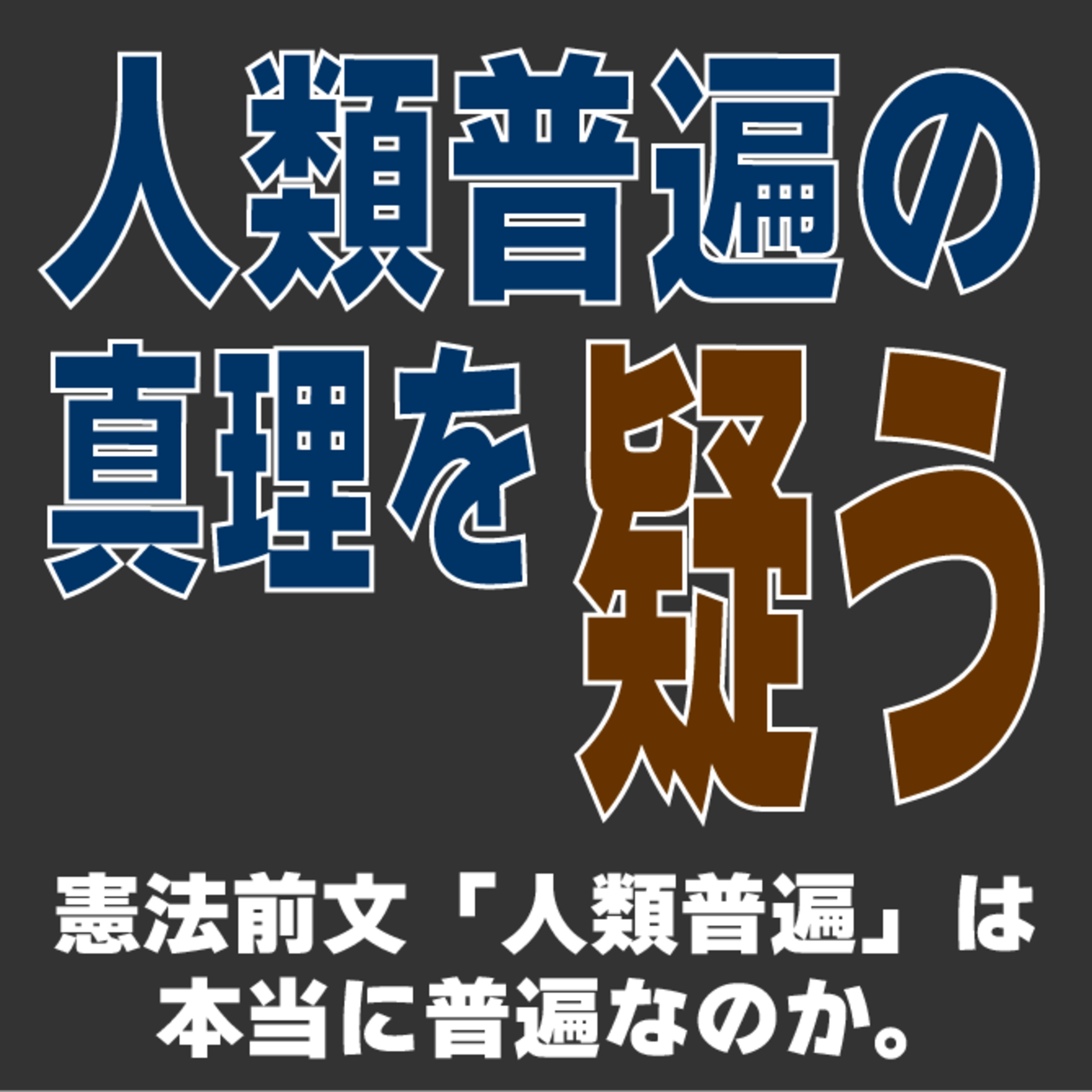 人類普遍の真理を疑う　第5章　非最適という選択 episode artwork