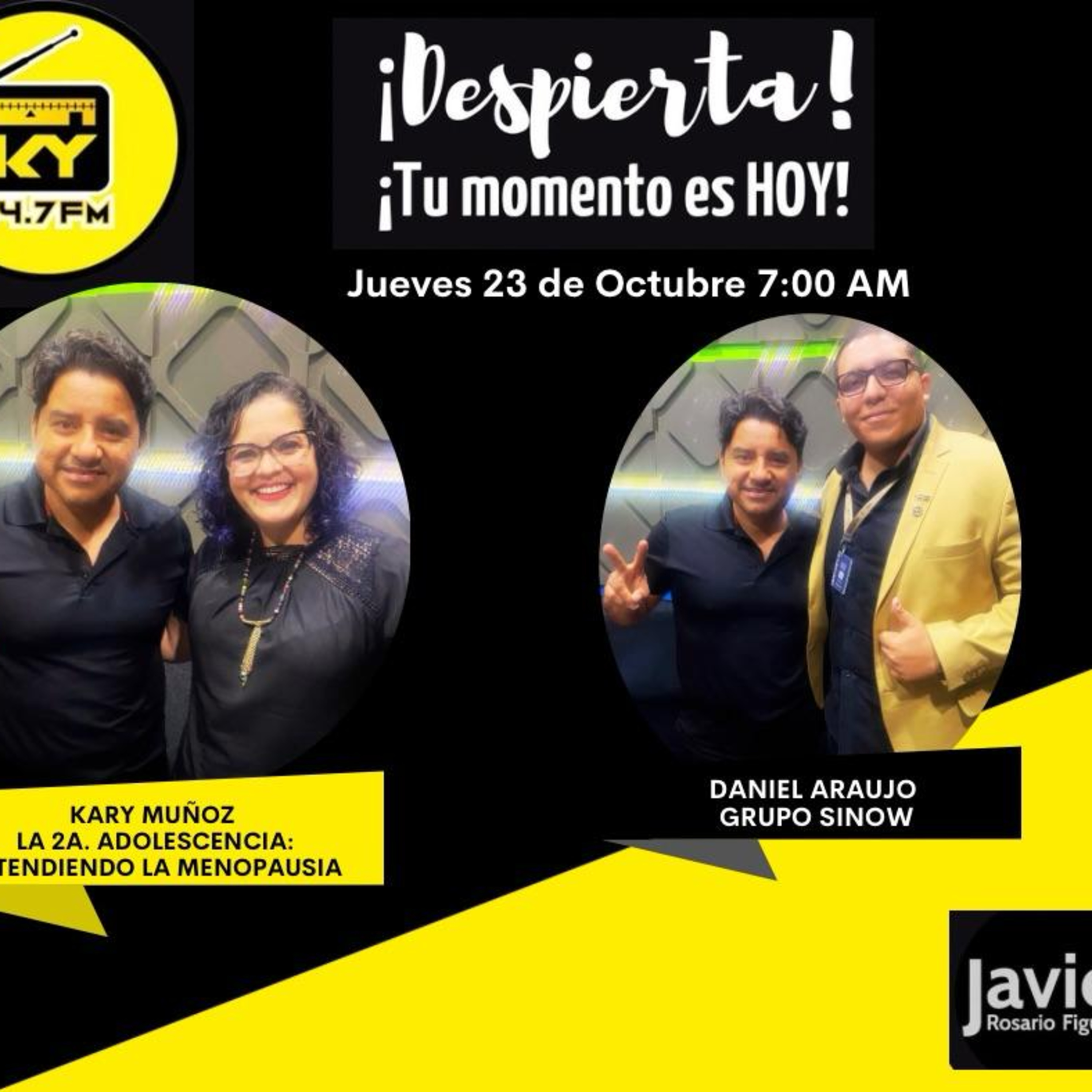 Kary Muñoz y Daniel Araujo de Grupo SiNow. episode artwork