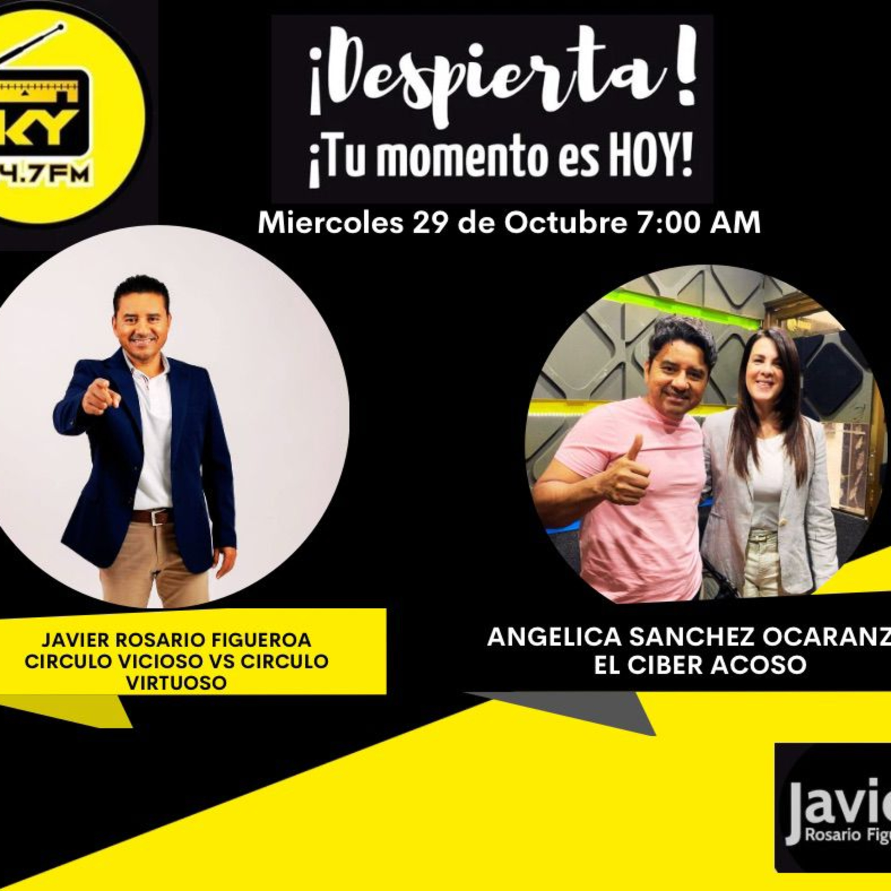 Javier Rosario Figueroa y Angelica Sánchez Ocaranza. episode artwork