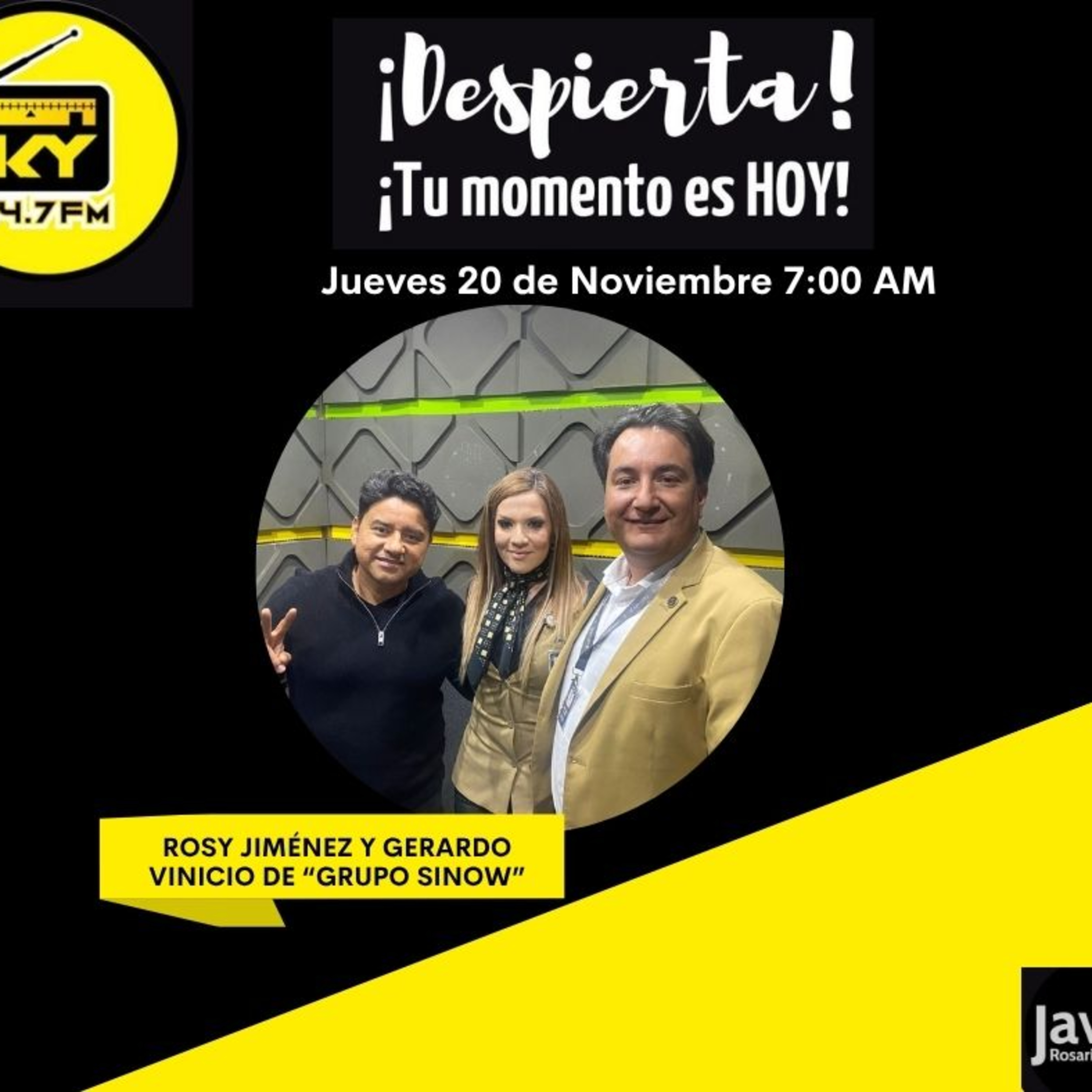 Rosy Jiménez y Gerardo Vinicio de Grupo SiNow episode artwork