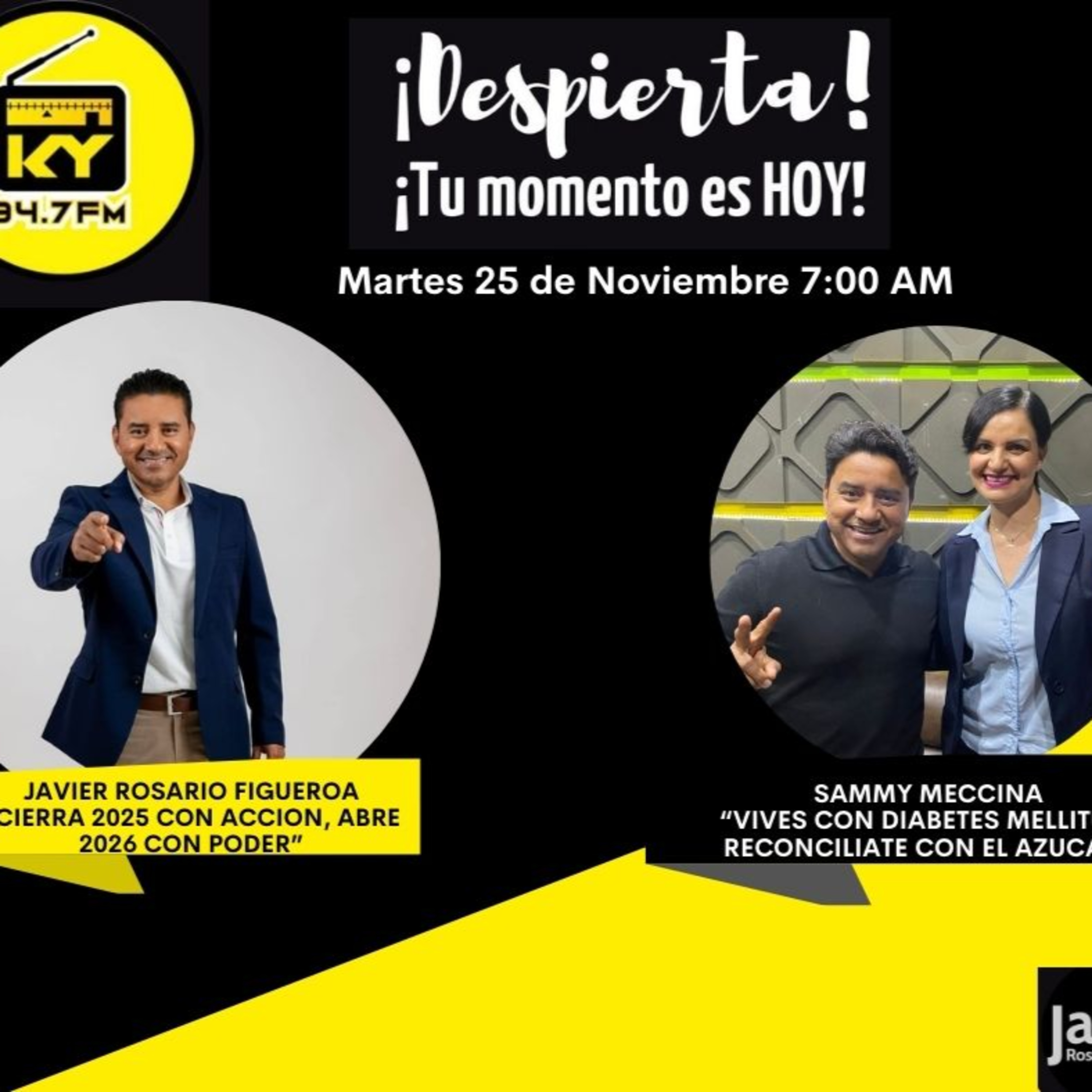 Javier Rosario Figueroa "Cierra 2025 con accion, abre 2026 con poder" Sammy Meccina "vives con diabetes mellitus? reconcíliate con el azúcar" episode artwork