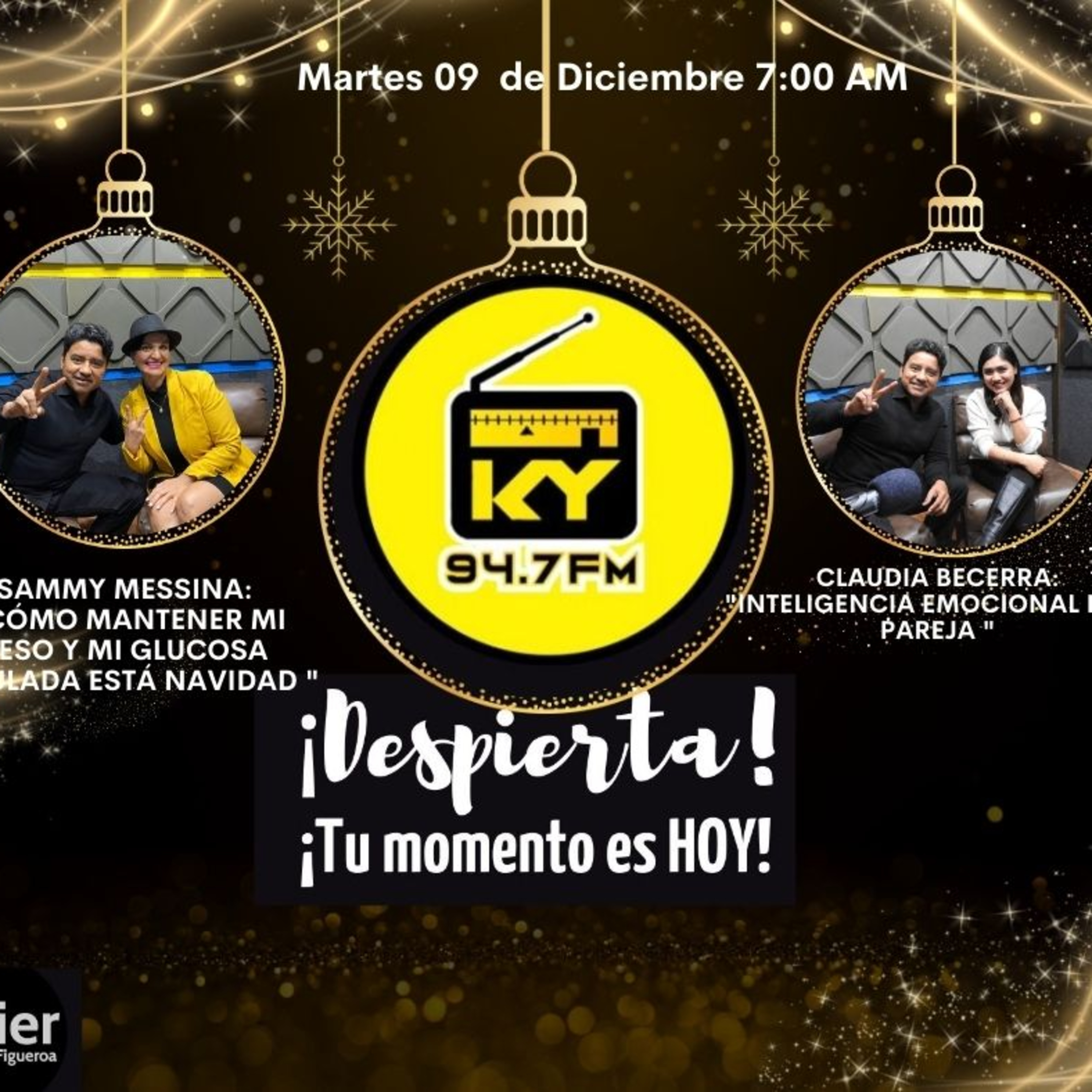 Sammy Messina: "cómo mantener mi peso y mi glucosa regulada está navidad " Claudia Becerra: "inteligencia emocional en la pareja " episode artwork