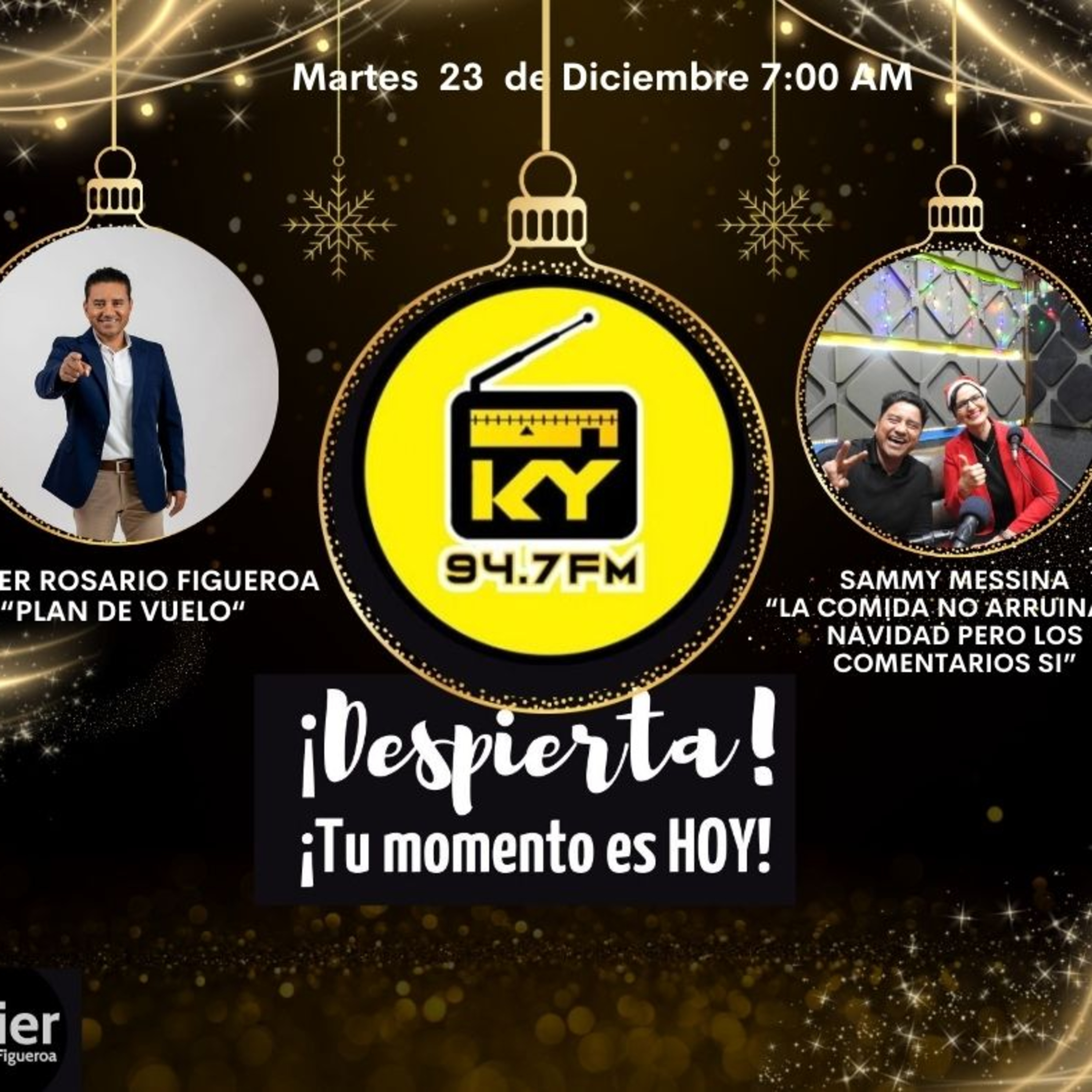 Javier Rosario Figueroa "Plan de vuelo" Sammy Messina " La comida no arruina la navidad los comentarios si " episode artwork