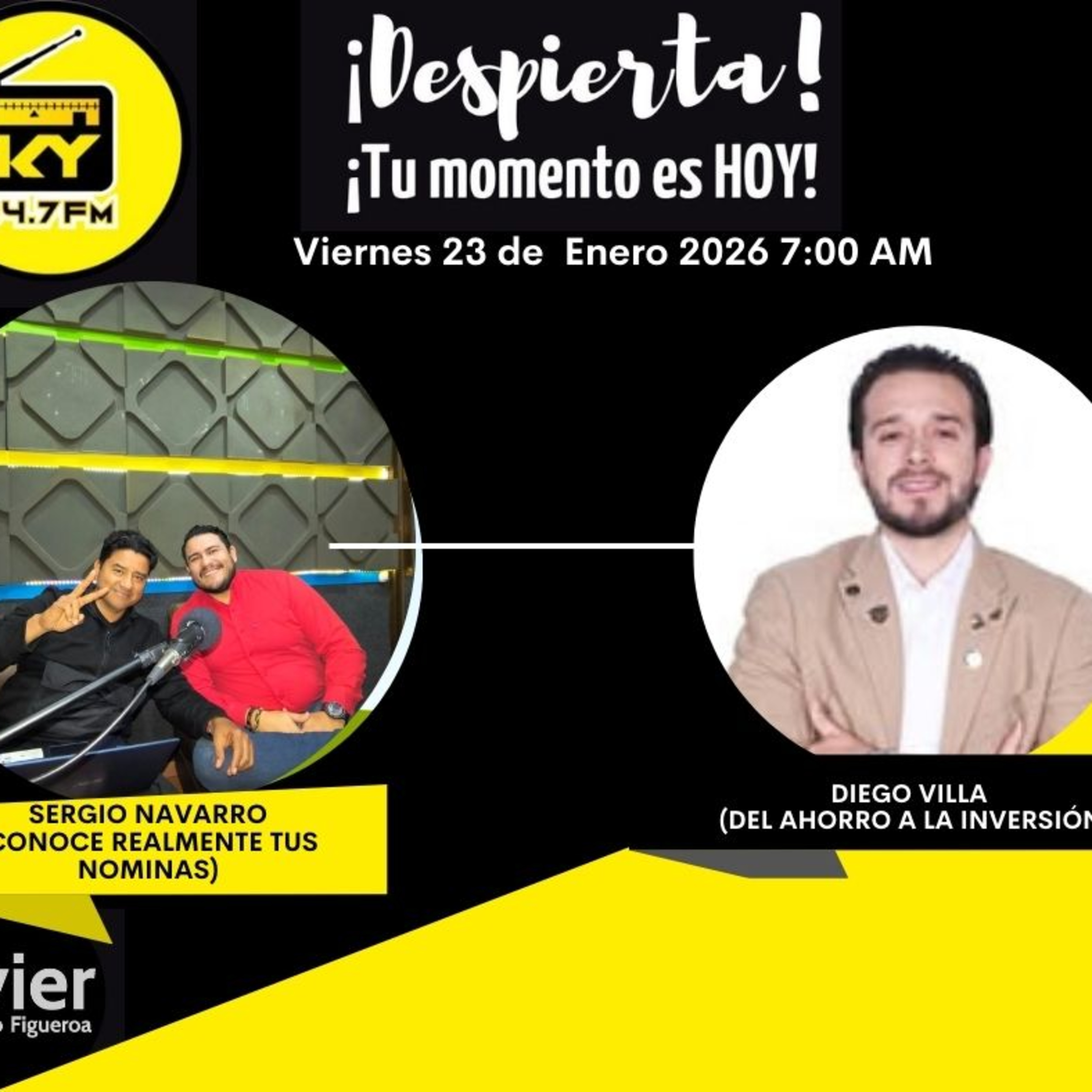 Parte1: Sergio Navarro (Conoce realmente tus nóminas) Parte2: Diego Villa (del ahorro a la inversión ) episode artwork