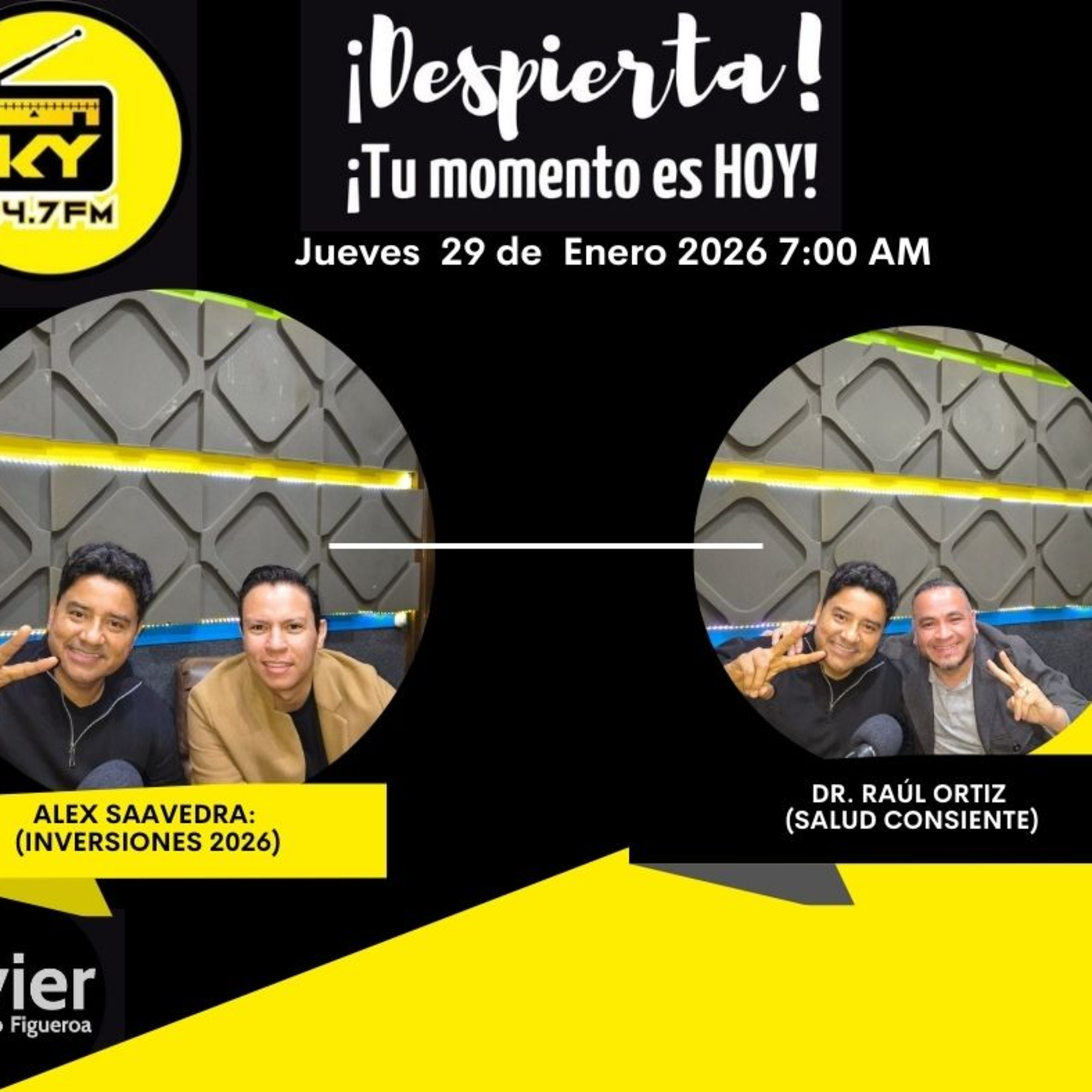 Javier Rosario Figueroa (Como Vendernos) Alex Saavedra (Salario Minimo) episode artwork