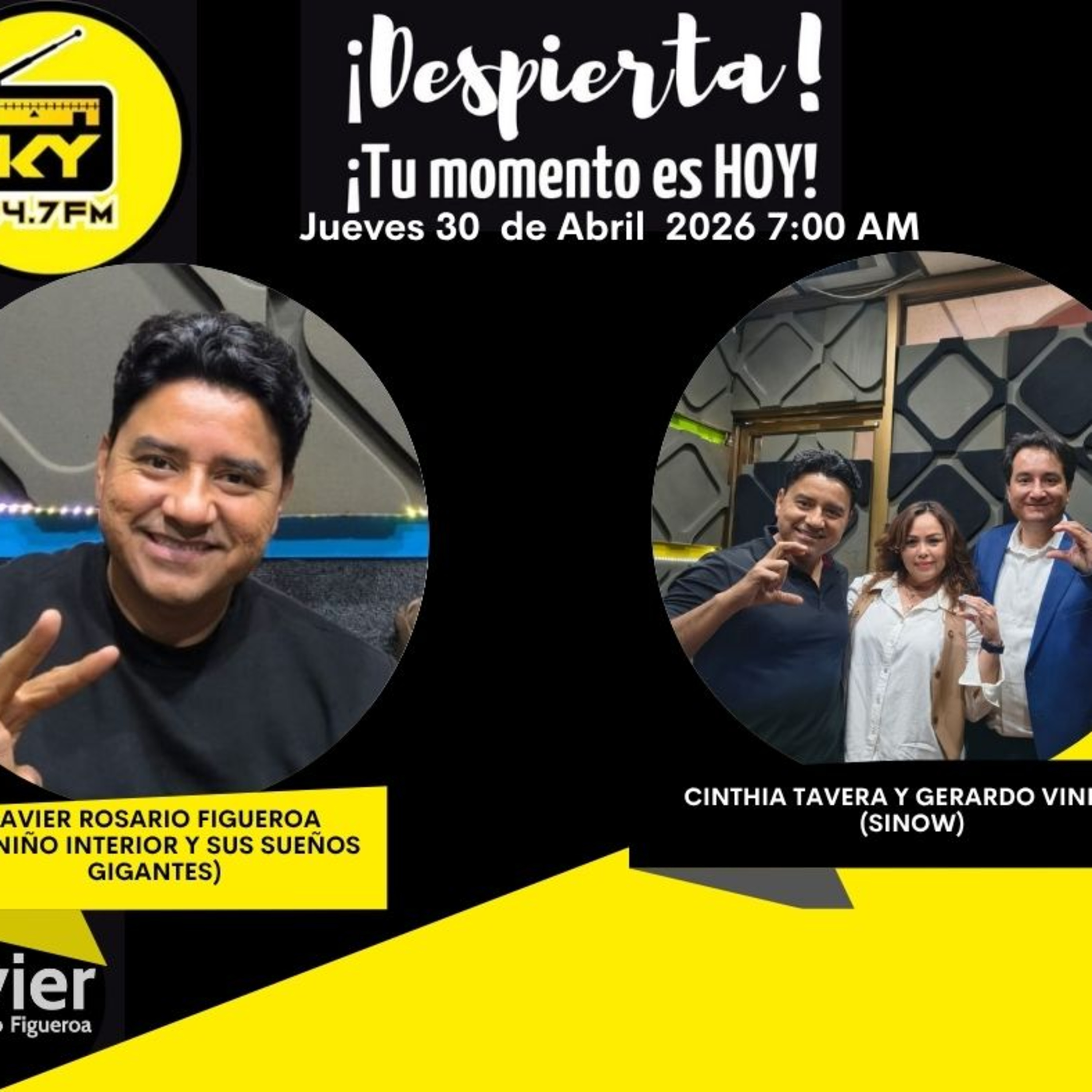 Javier Rosario Figueroa, Cinthia Tavera, Gerardo Vinicio  episode artwork