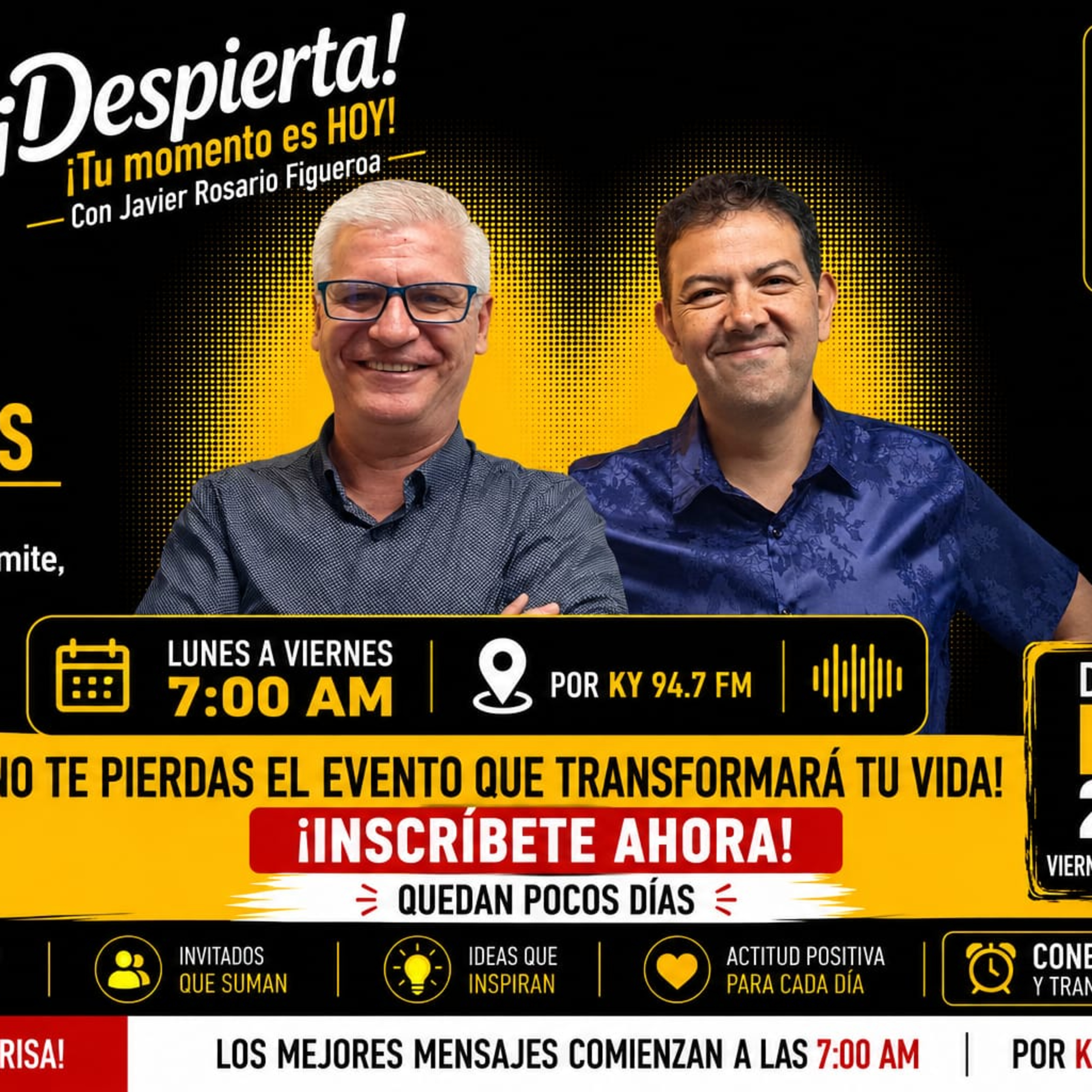 Portada de Despierta con Javier Rosario Figueroa