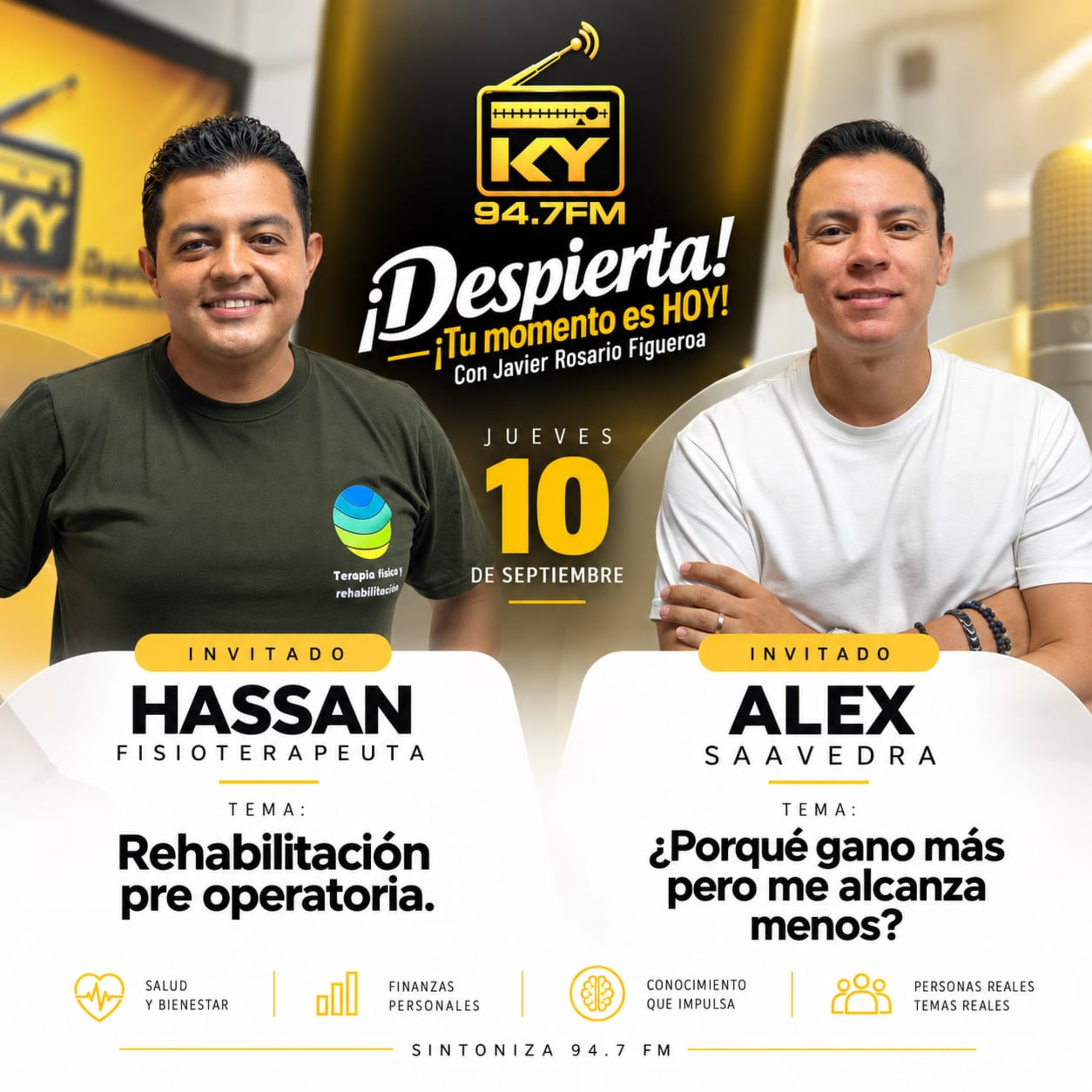 Portada de Despierta con Javier Rosario Figueroa