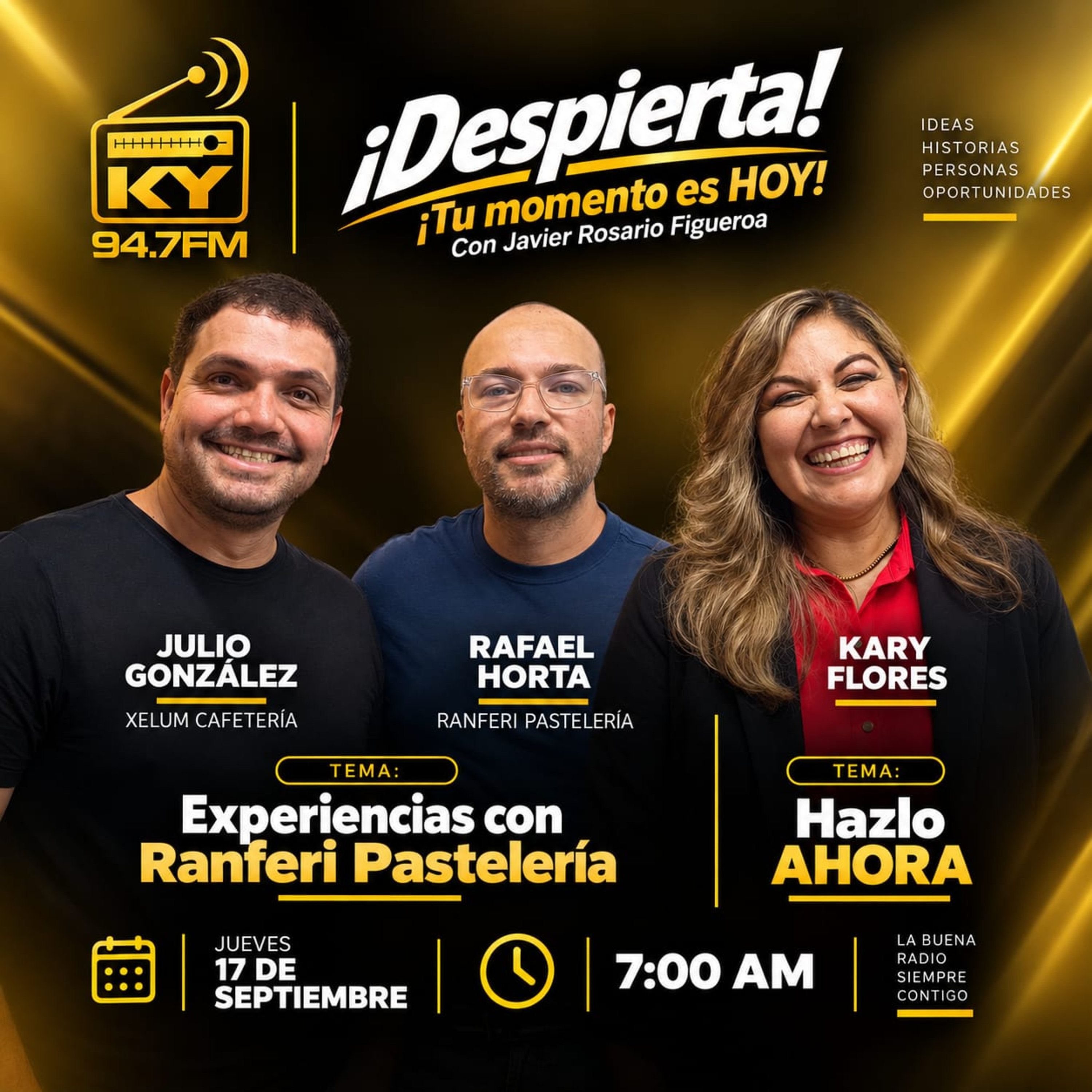 Portada de Despierta con Javier Rosario Figueroa