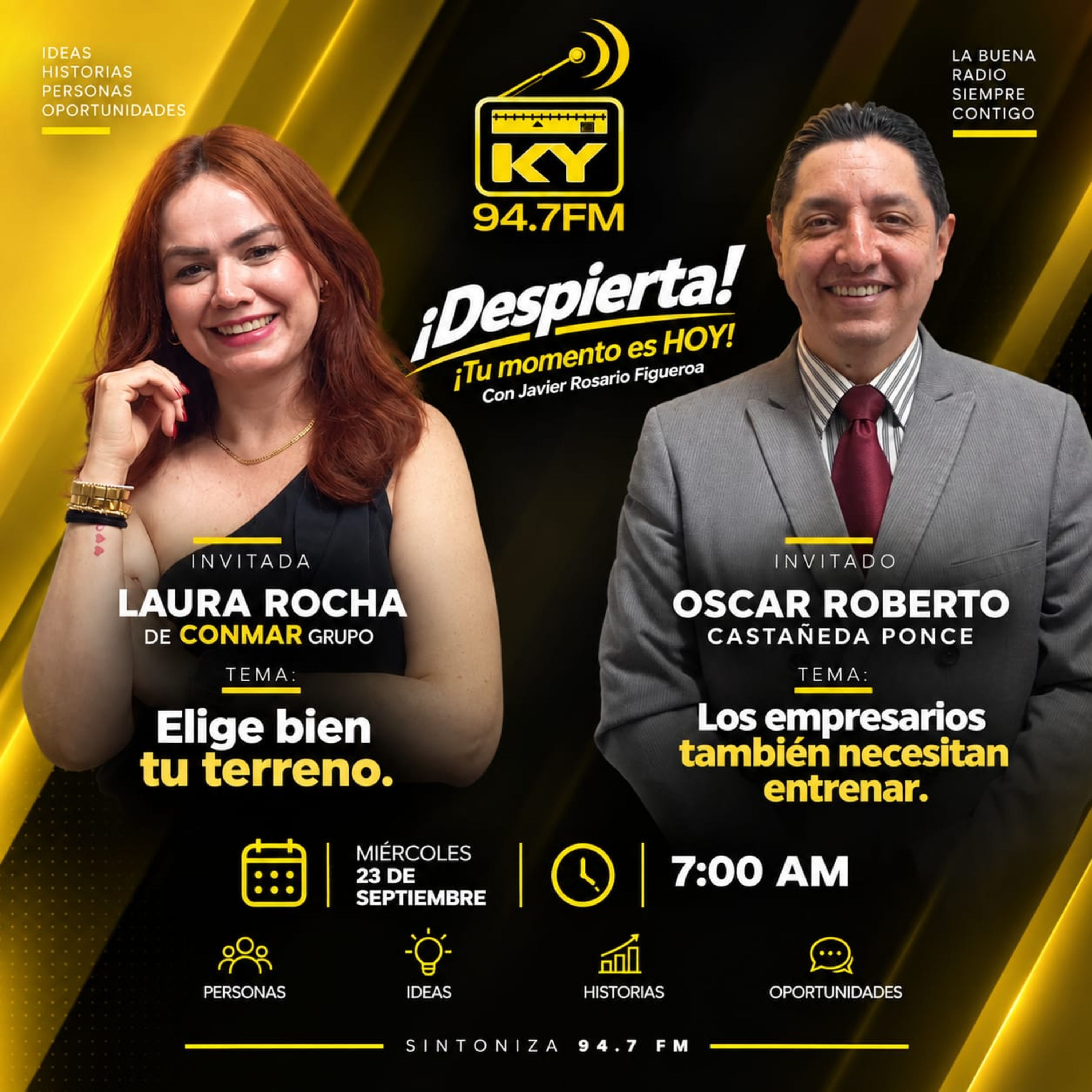 Portada de Despierta con Javier Rosario Figueroa