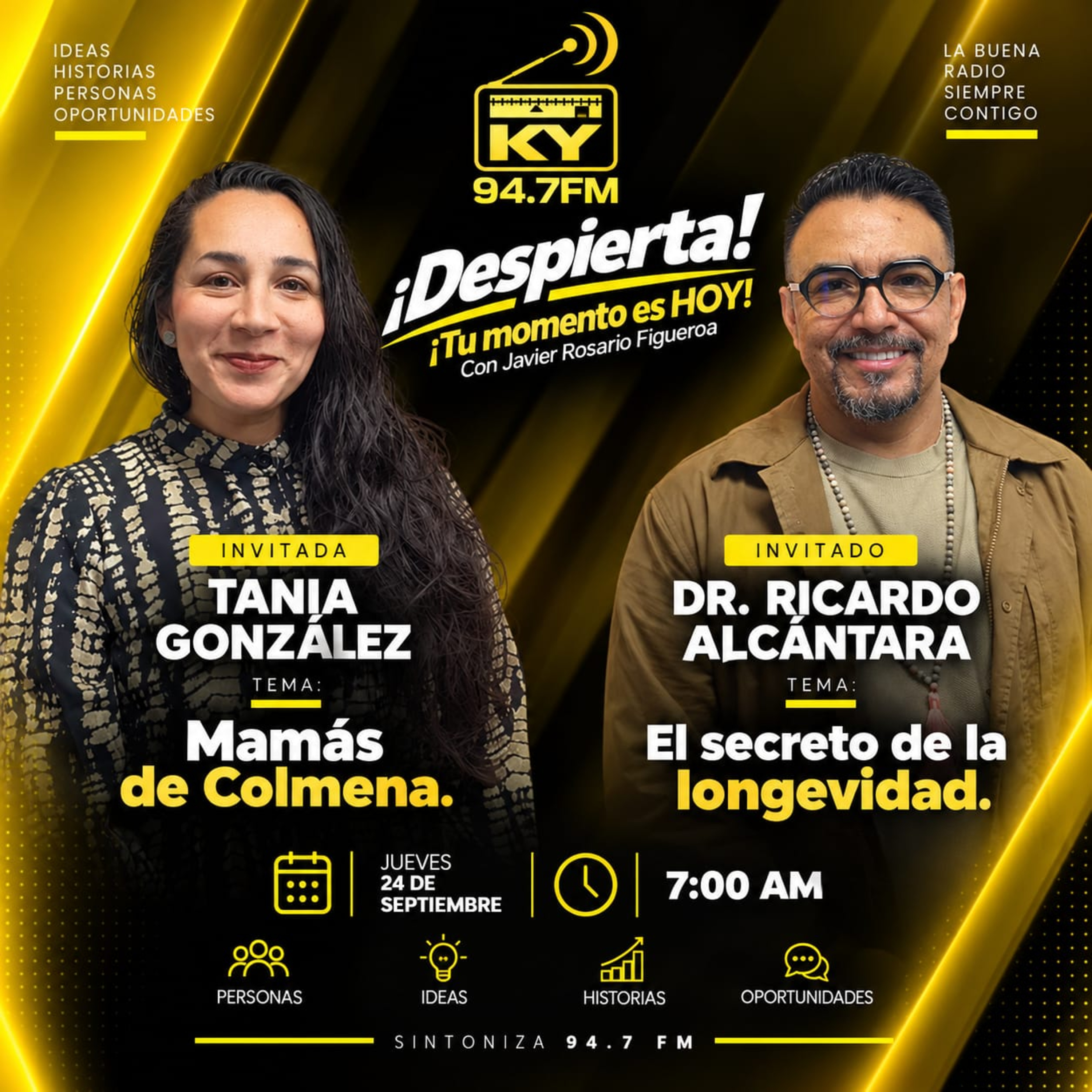 Portada de Despierta con Javier Rosario Figueroa