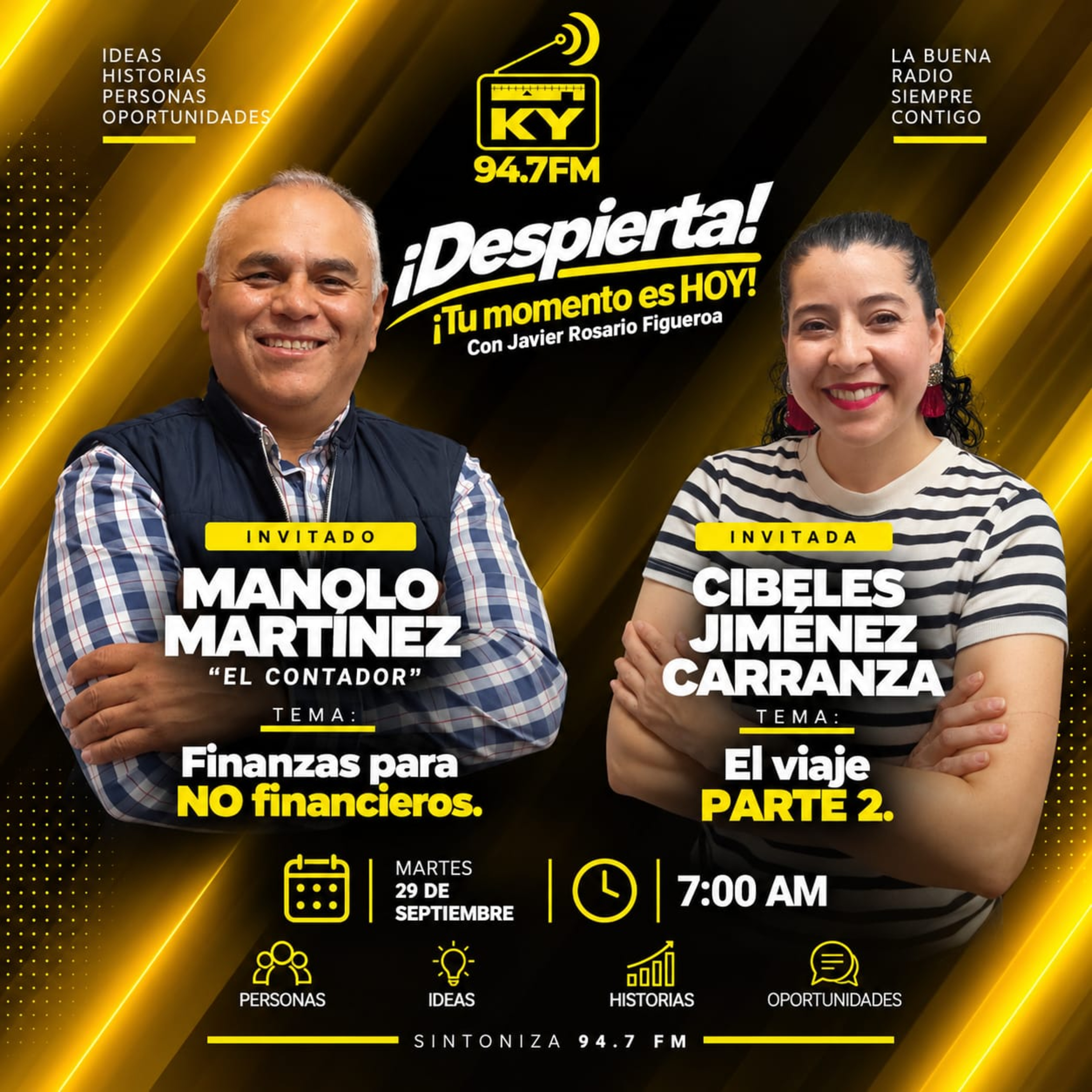Portada de Despierta con Javier Rosario Figueroa