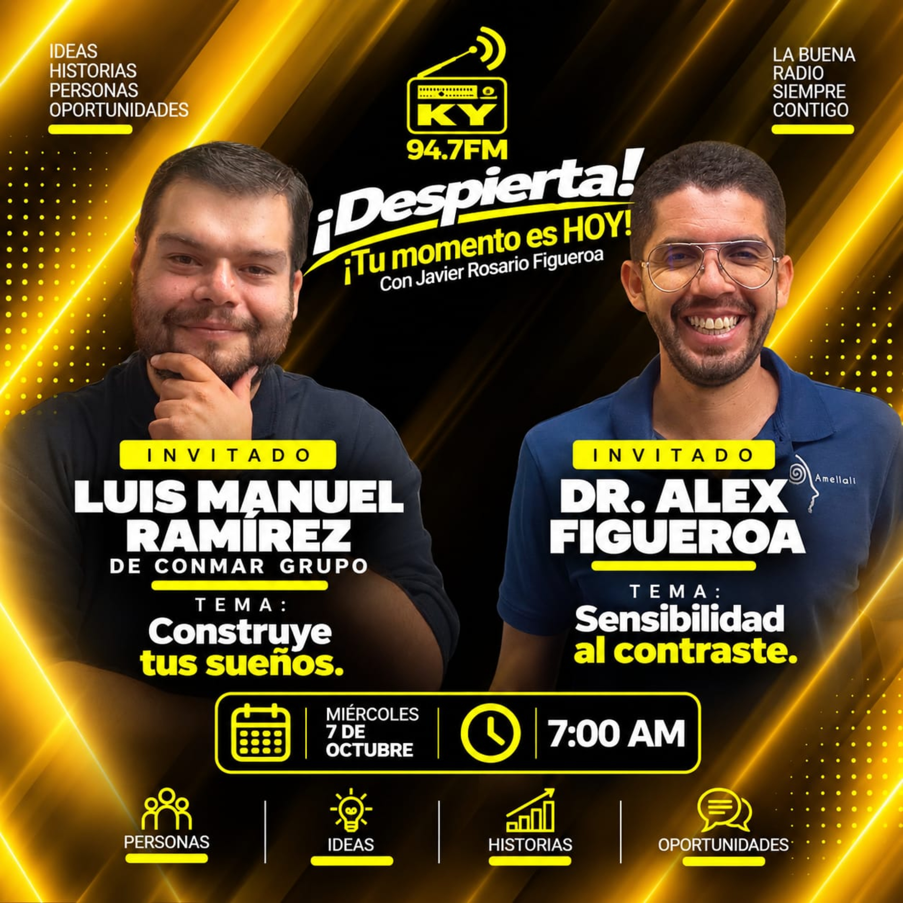Portada de Despierta con Javier Rosario Figueroa