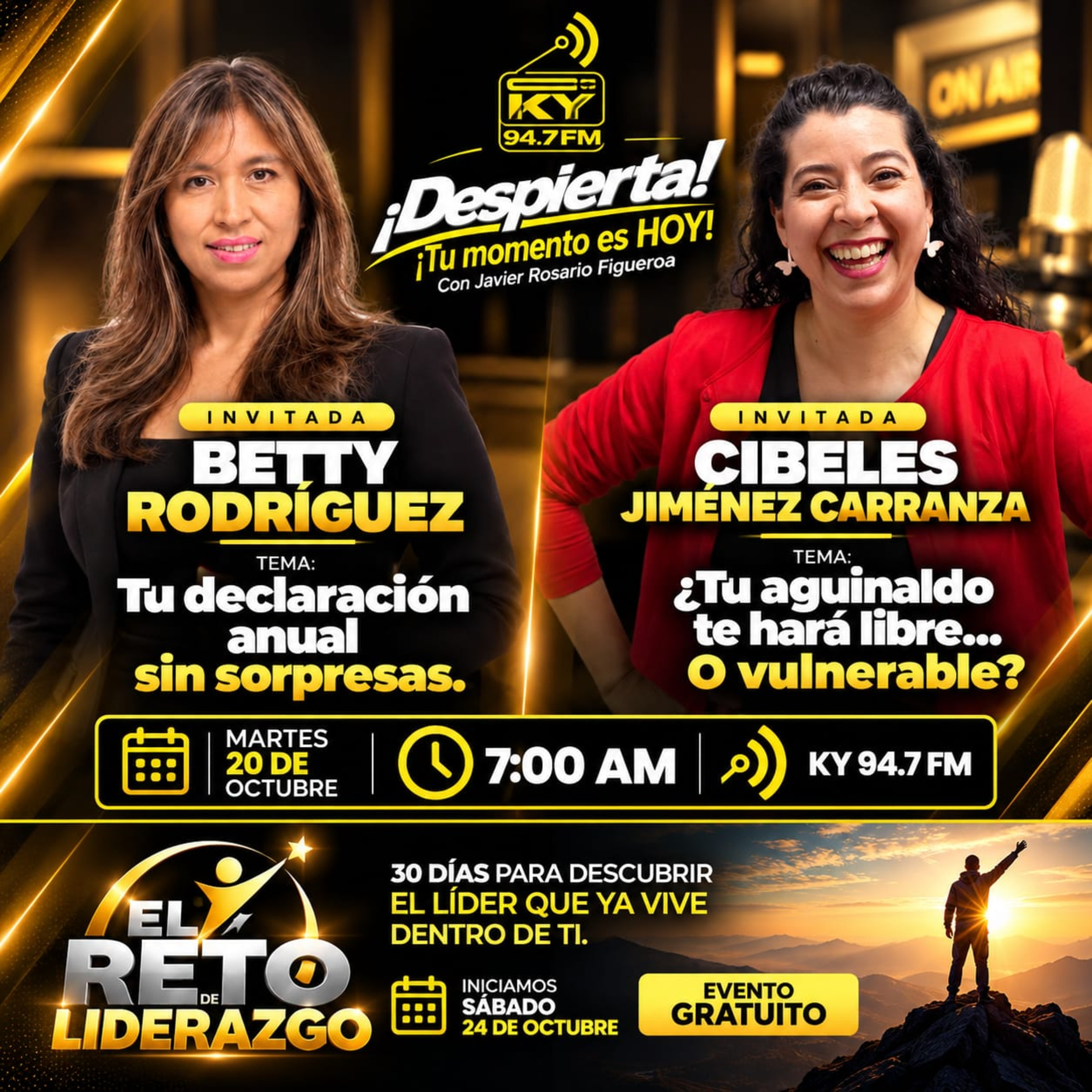 Portada de Despierta con Javier Rosario Figueroa