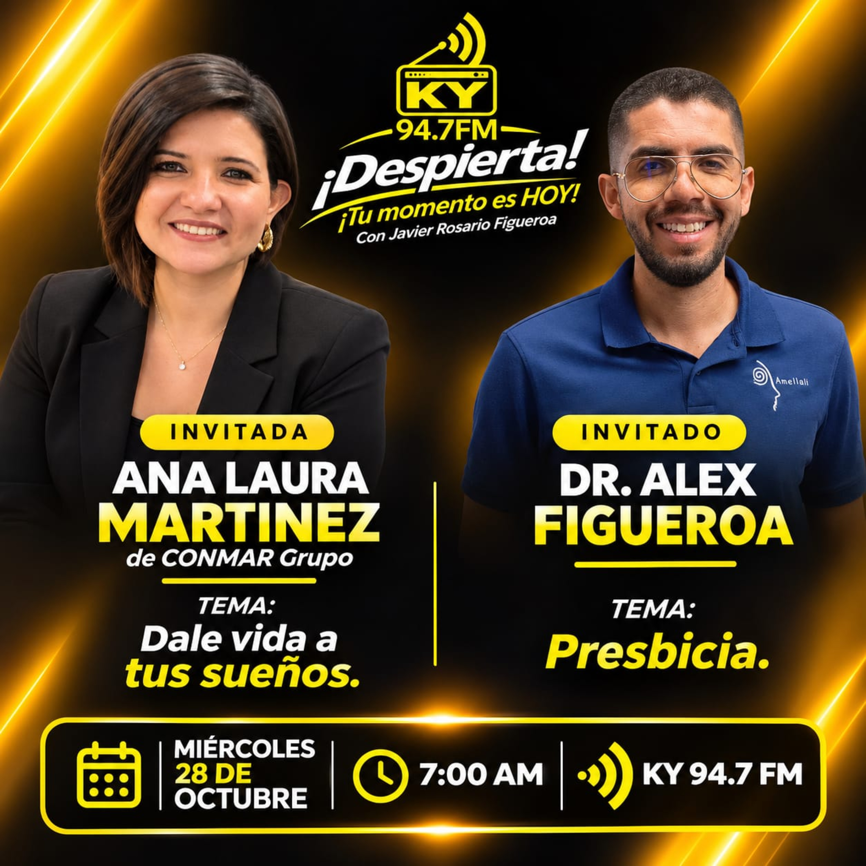 Portada de Despierta con Javier Rosario Figueroa