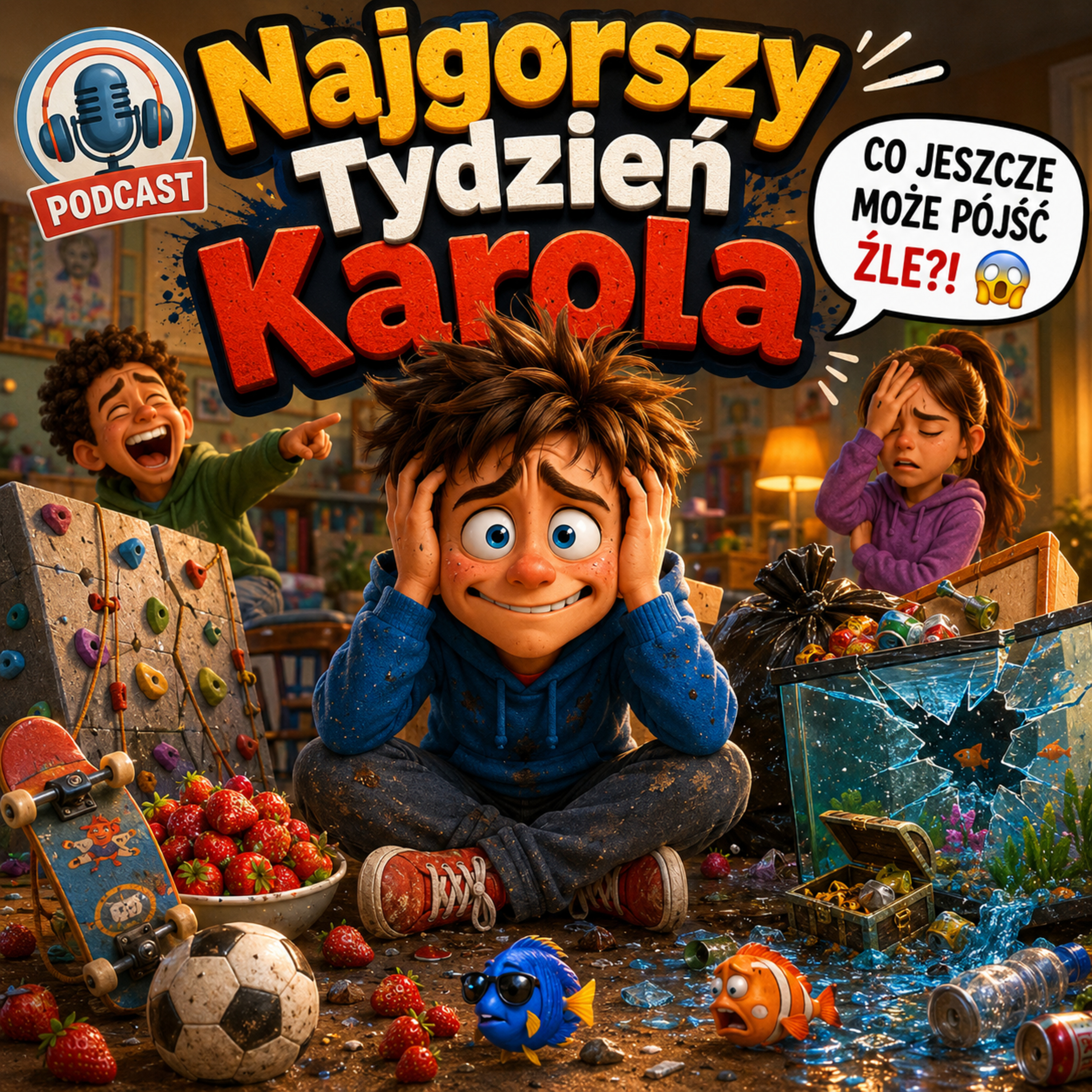 🎧 Pamiętnik Karola #25 – Najgorszy Tydzień Karola 😱🧗🛹🍓🐠⚽ episode artwork