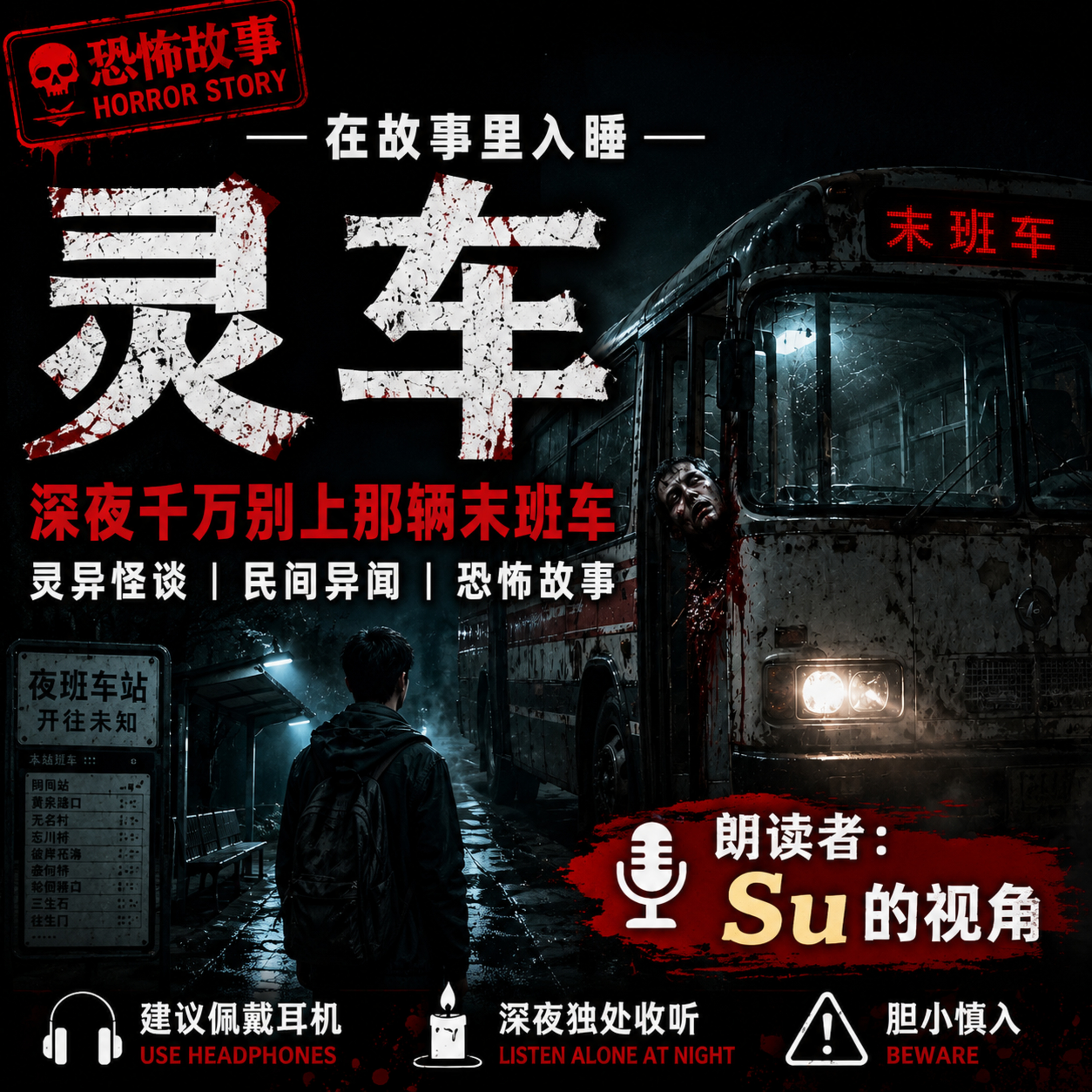 在故事里入睡·248夜·《灵车》：睡前听个恐怖故事（恐怖惊悚） episode artwork