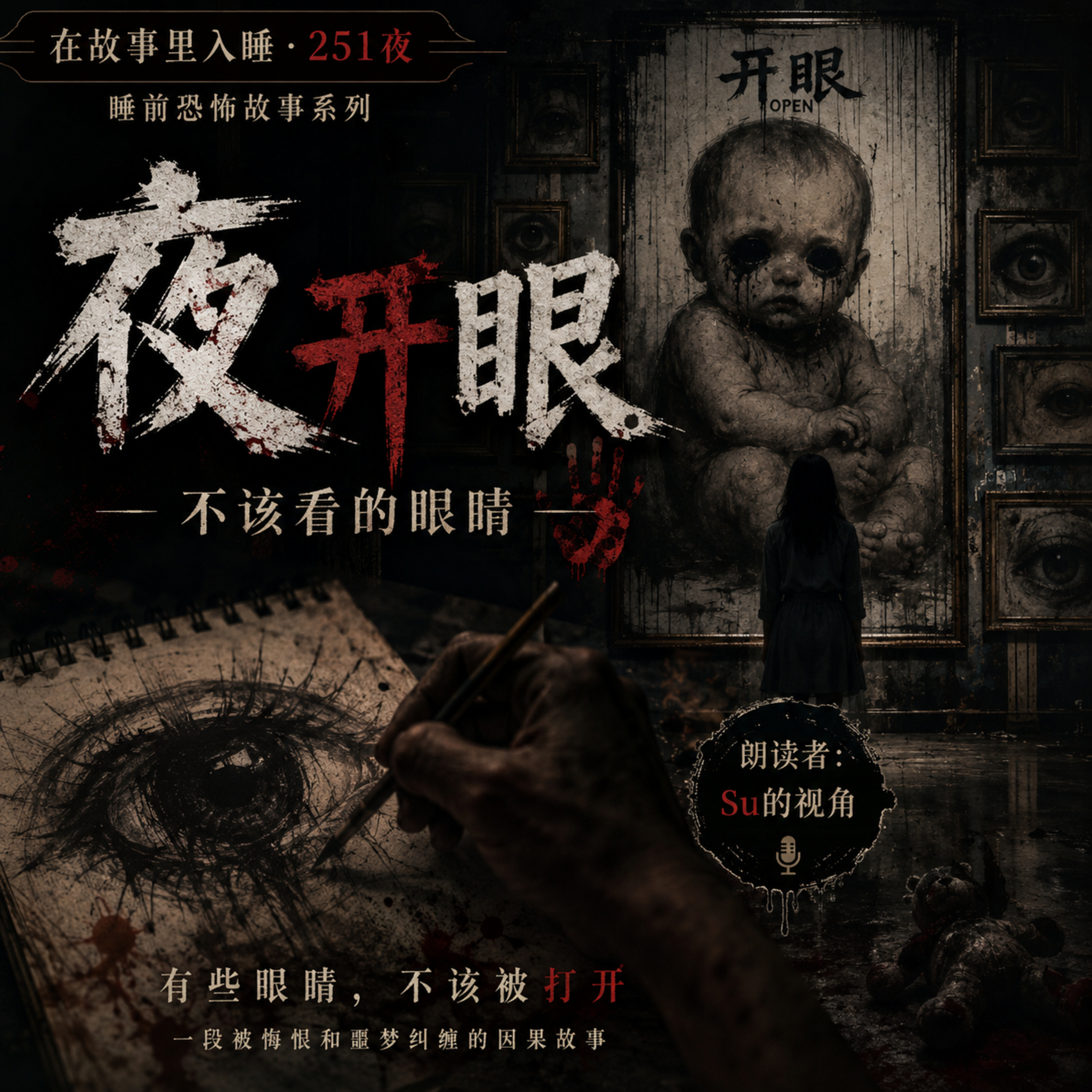 在故事里入睡·251夜·《夜开眼》：不该看的眼睛（恐怖惊悚） episode artwork