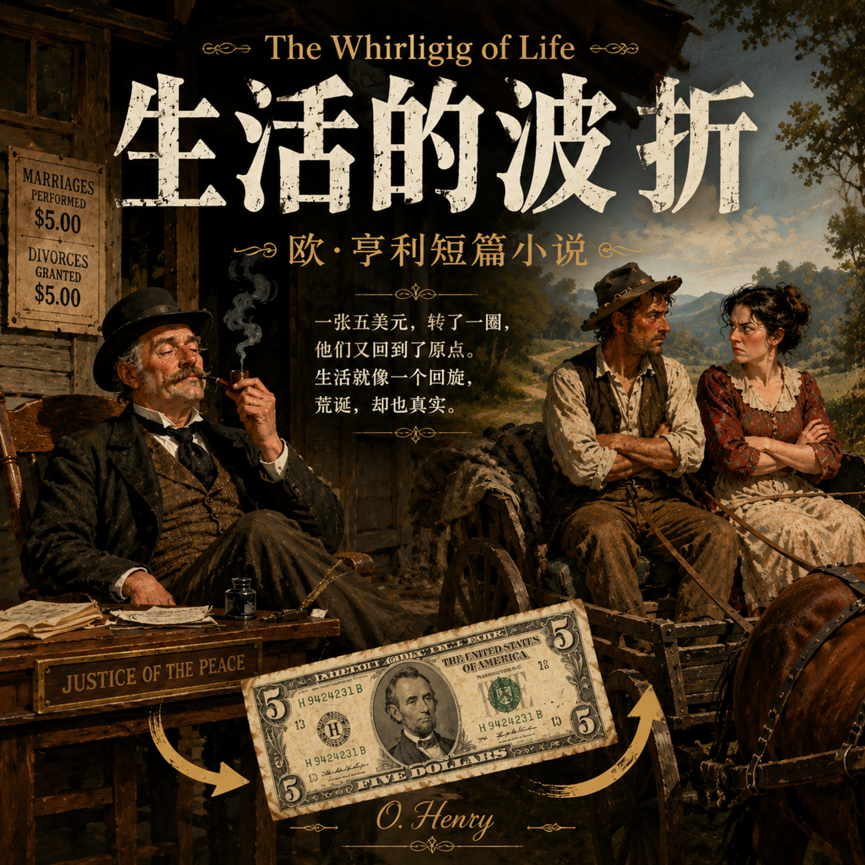 在故事里入睡·286夜·《生活的波折》：一张五美元转了一圈，婚姻又回到了原点 episode artwork
