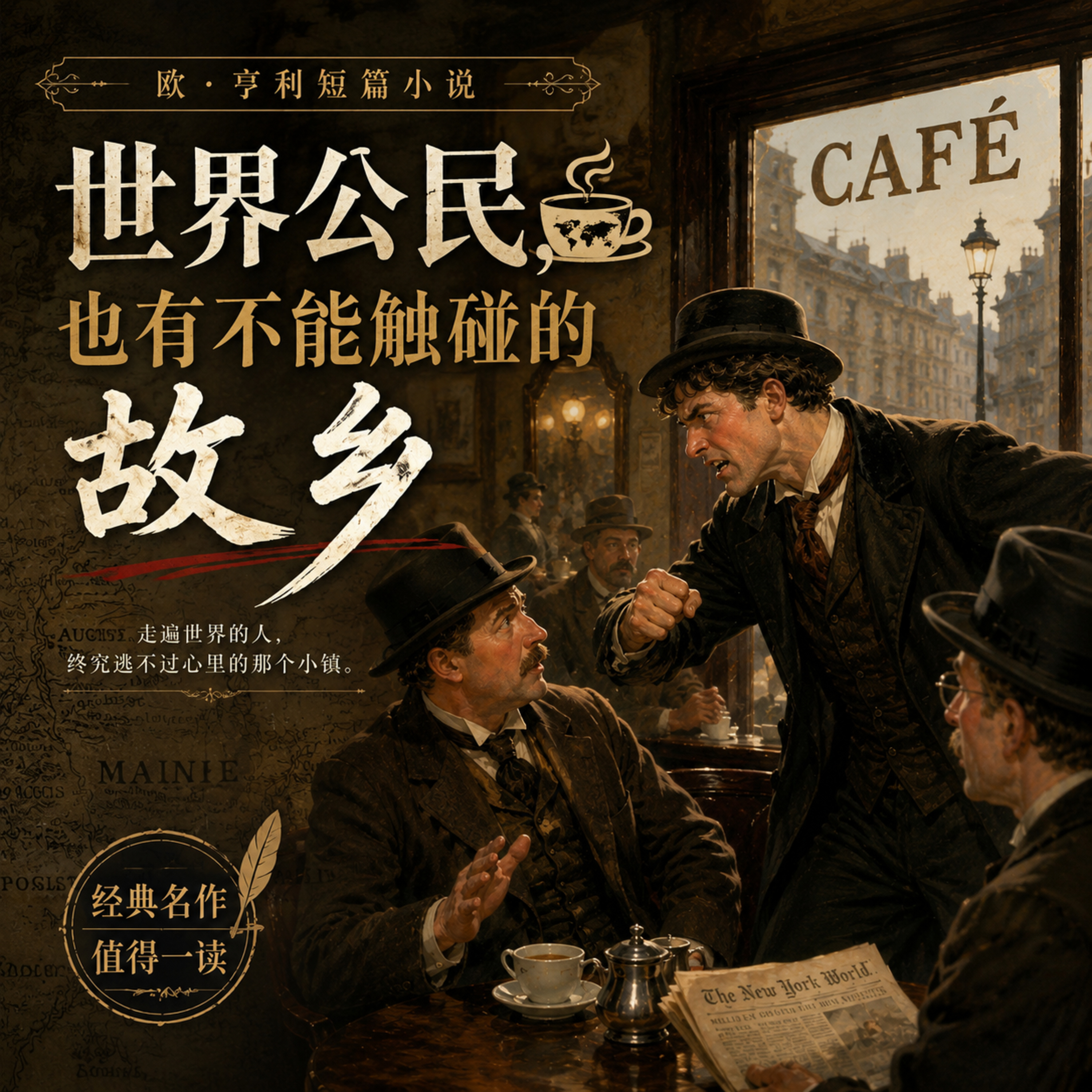 在故事里入睡·291夜·《咖啡馆里的世界公民》：走遍世界的人，终究逃不过故乡 episode artwork
