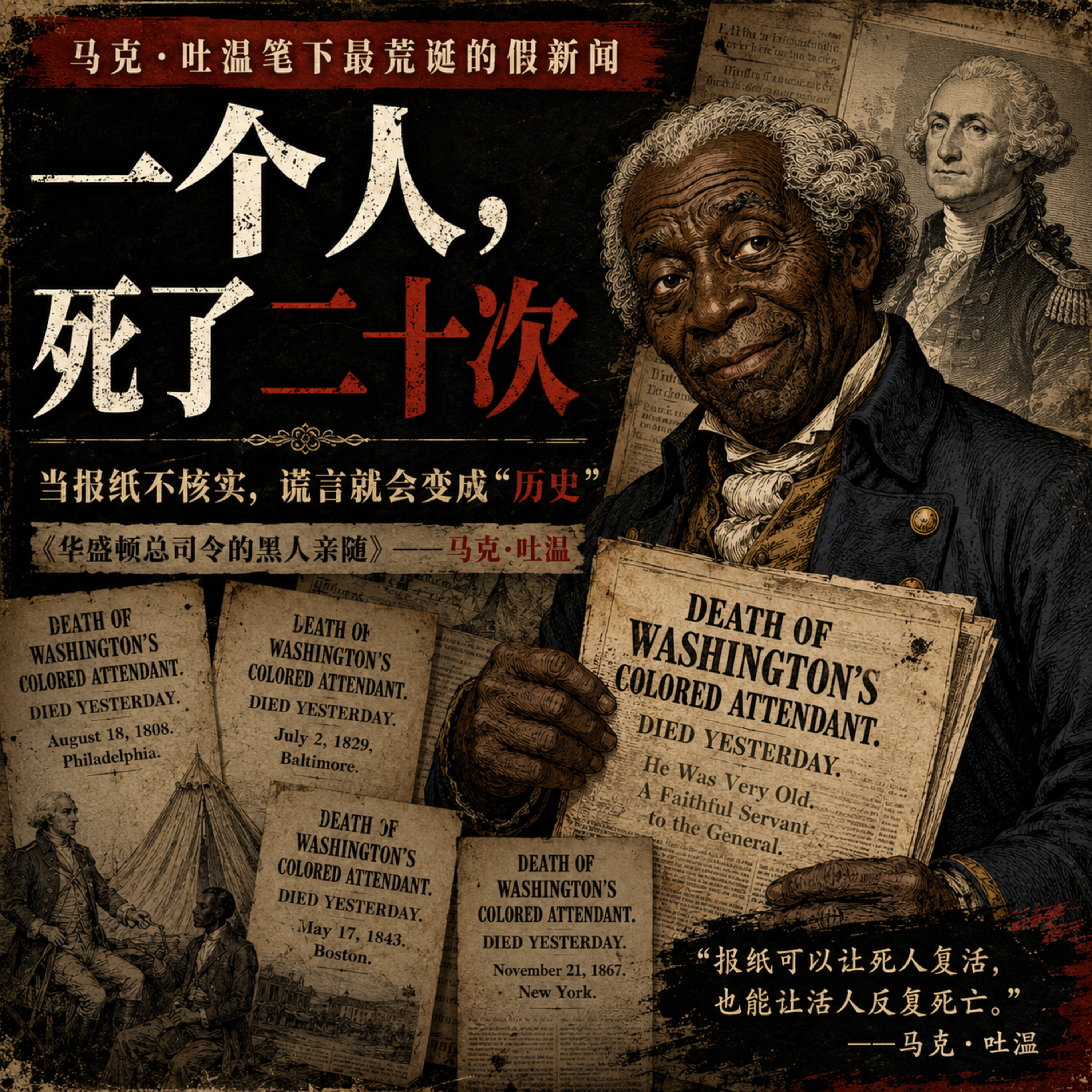 在故事里入睡·299夜·《华盛顿总司令的黑人亲随》：一个人，死了二十次 episode artwork